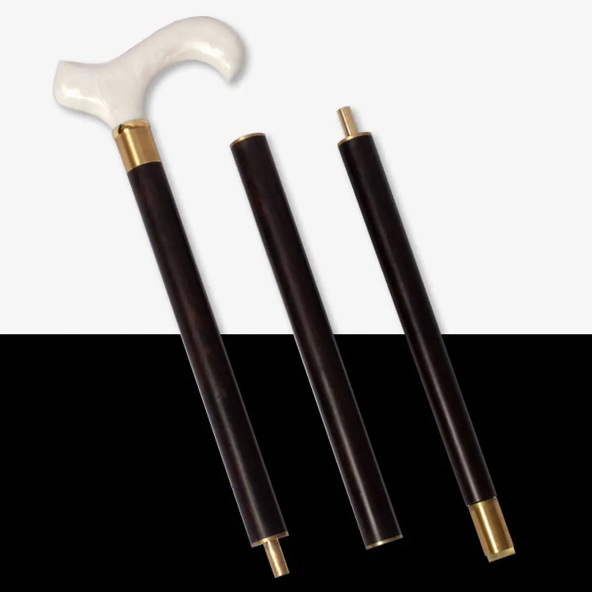 Luxury African Wooden Handle Walking Cane