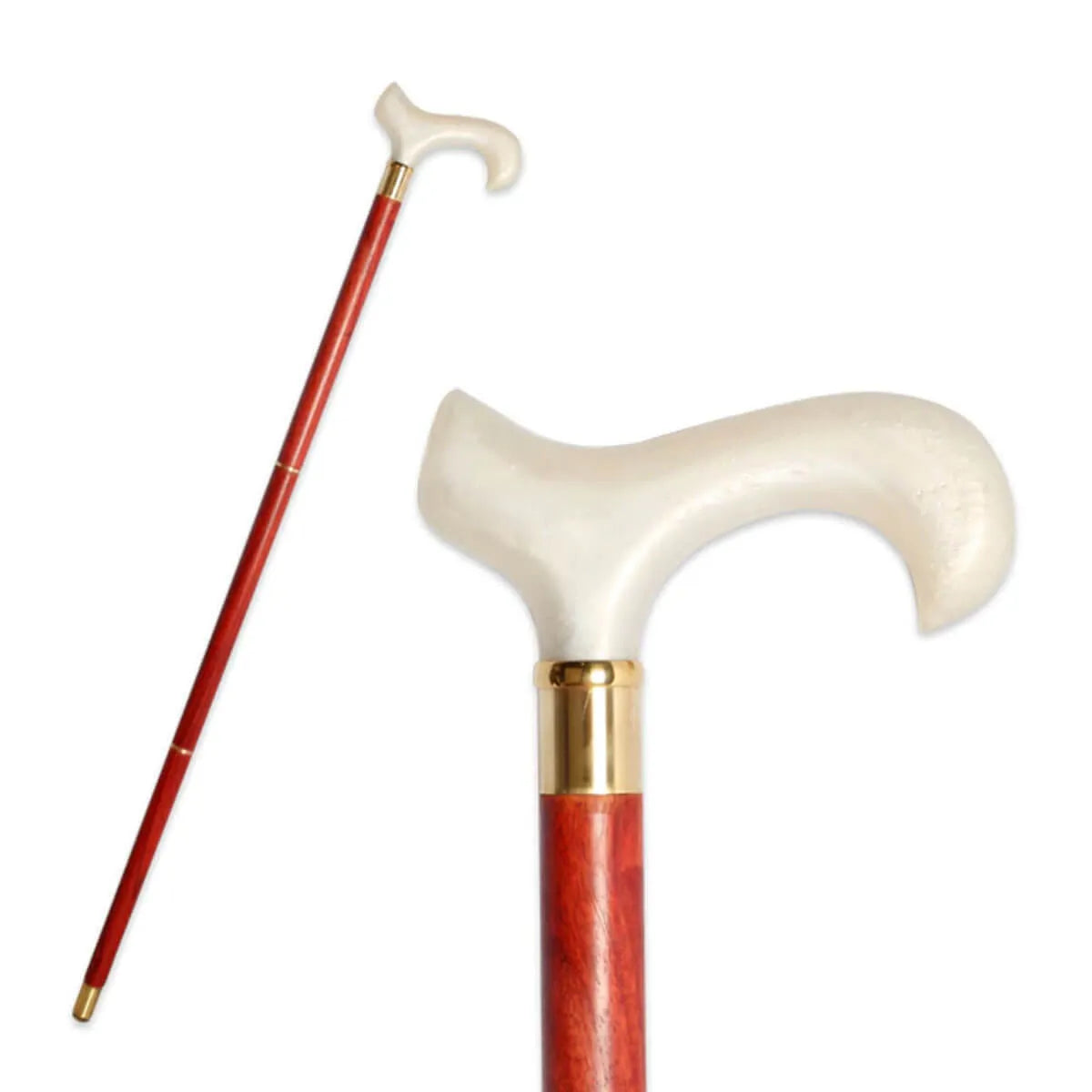 Luxury African Wooden Handle Walking Cane