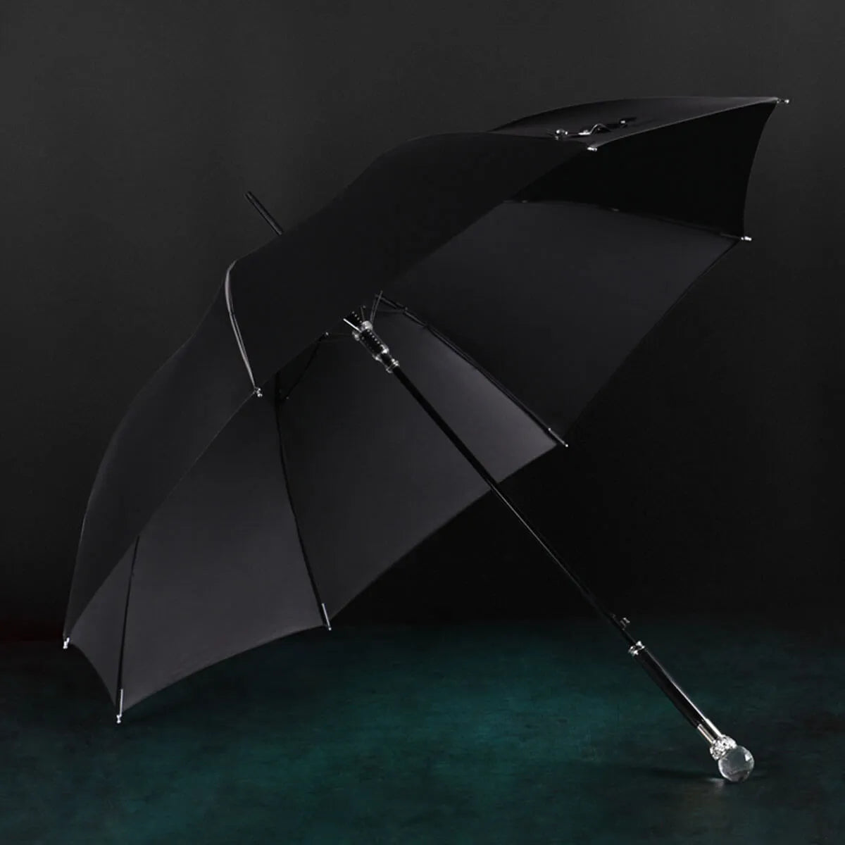 Luxury Crystal Large Long Handle Business Umbrella