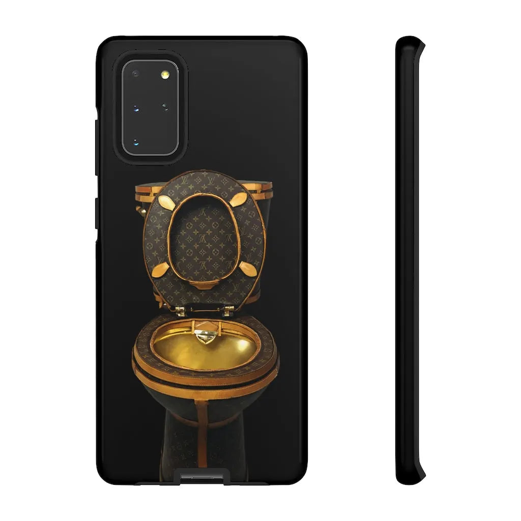 Luxury Golden Toilet Mob Wife Phone Cases