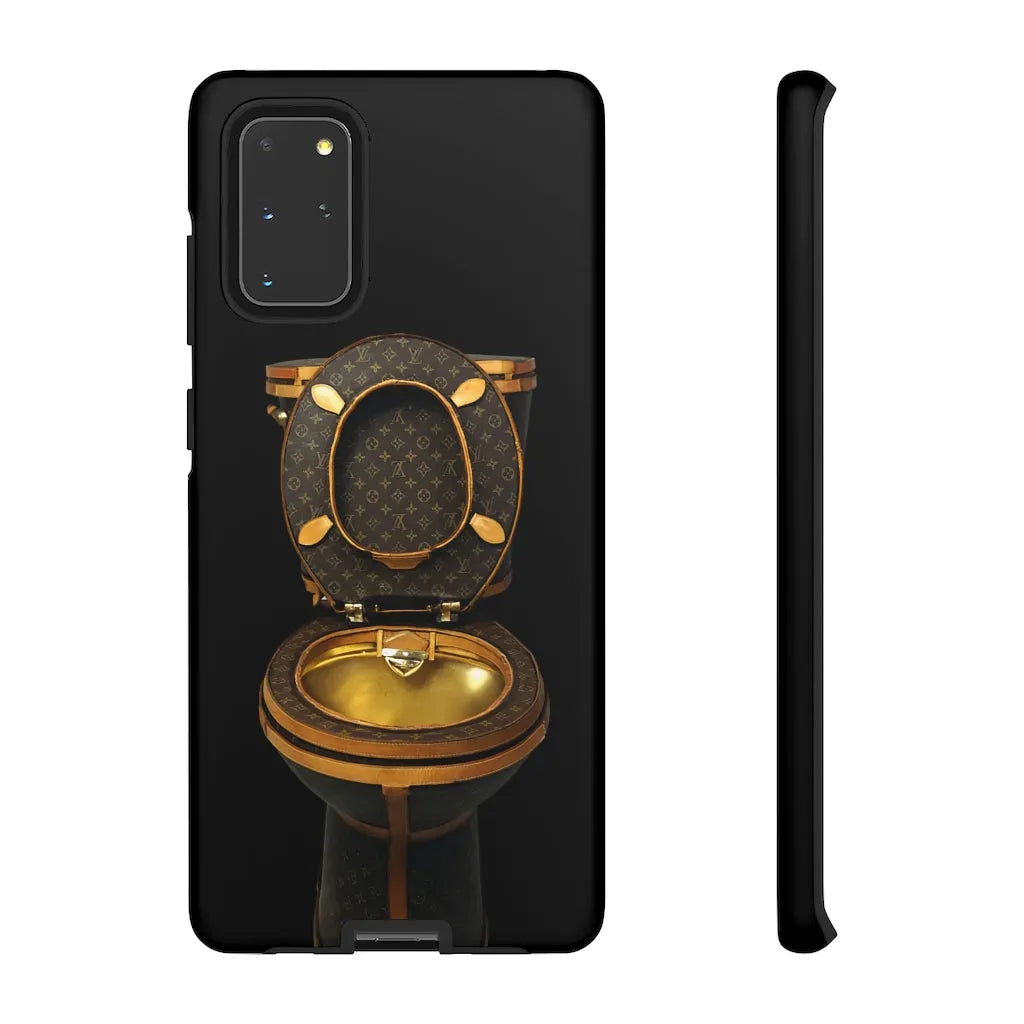 Luxury Golden Toilet Mob Wife Phone Cases