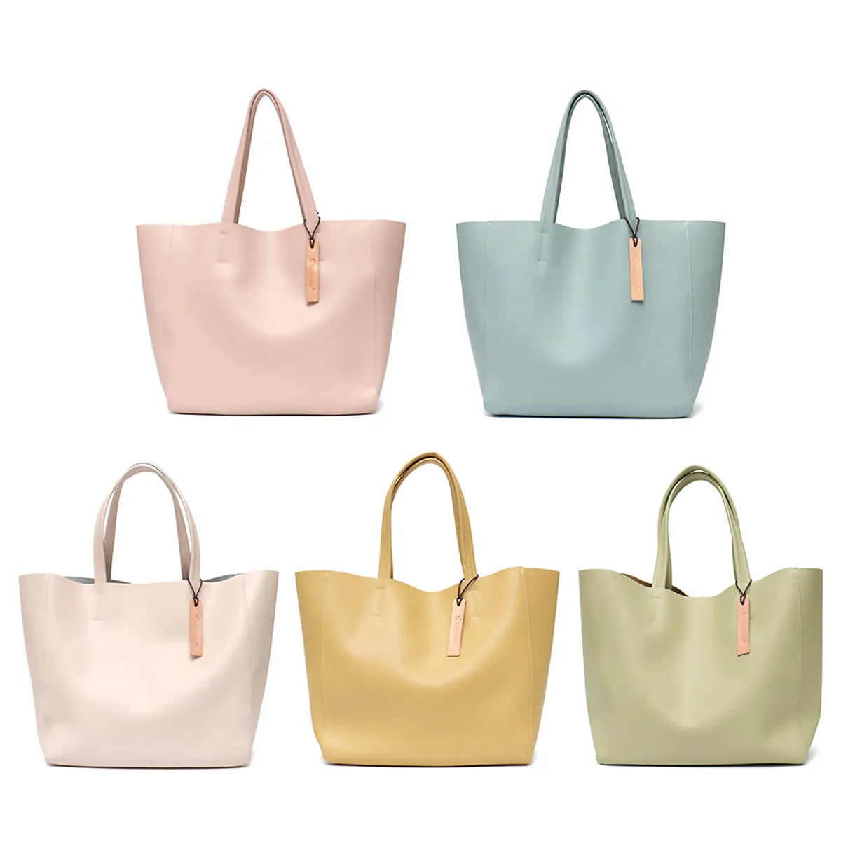 Luxury Leather Designer Women Tote Bags