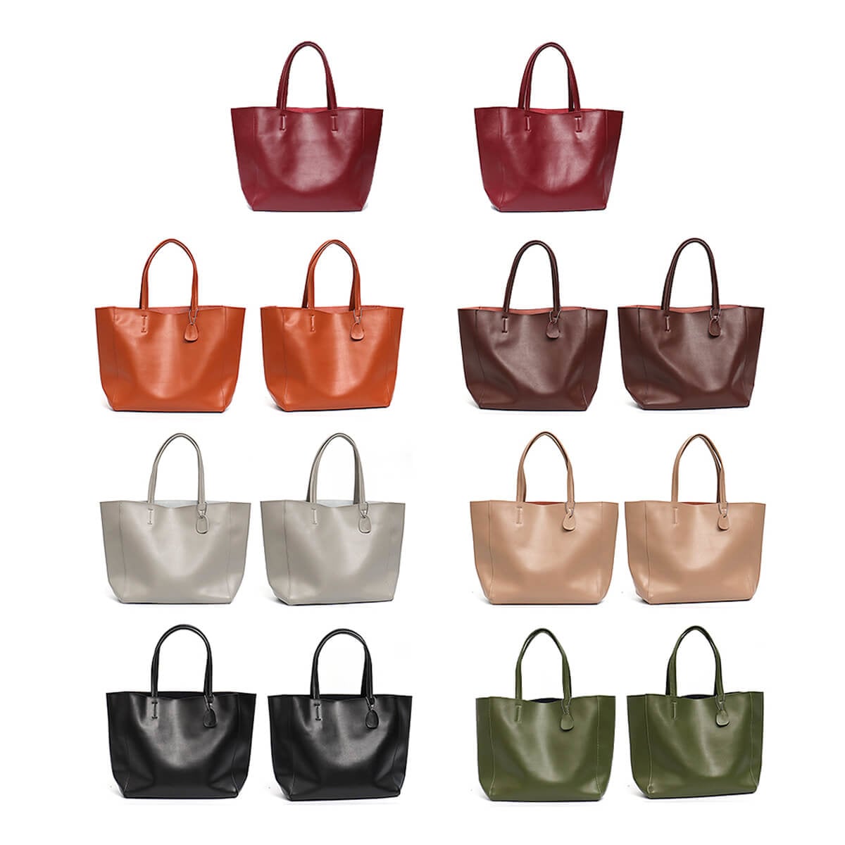 Luxury Leather Designer Women Tote Bags