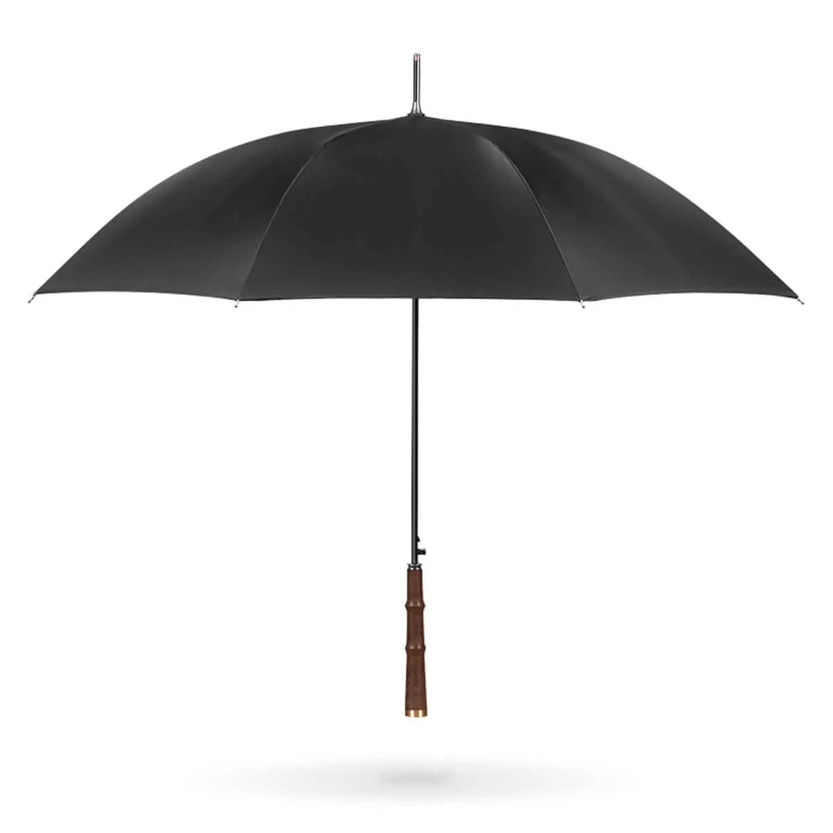 Luxury Long Handle Automatic Vintage Wooden Premium Umbrella