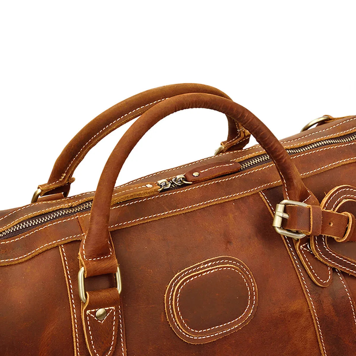 Luxury Travelling Bag Leather Duffel Bag