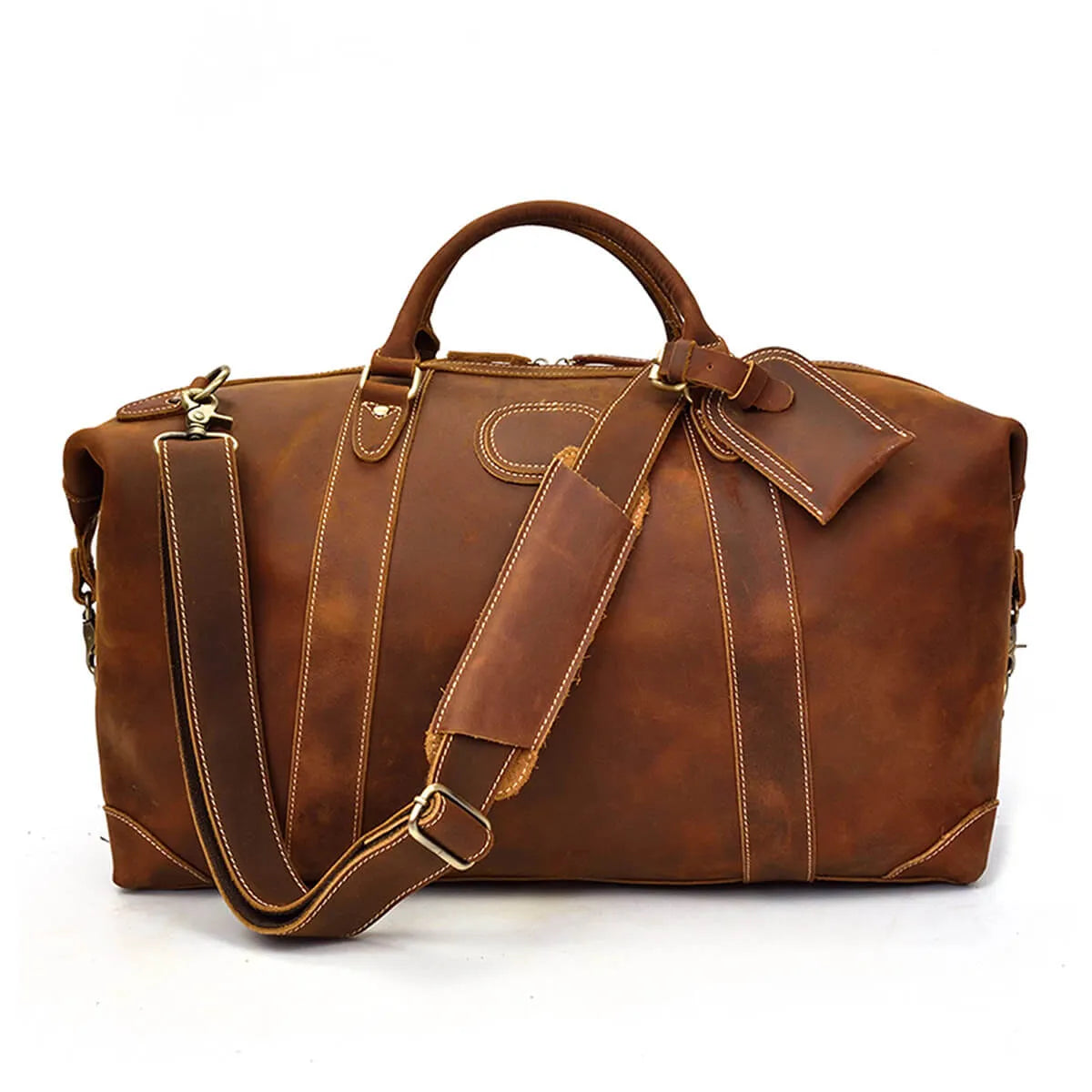 Luxury Travelling Bag Leather Duffel Bag