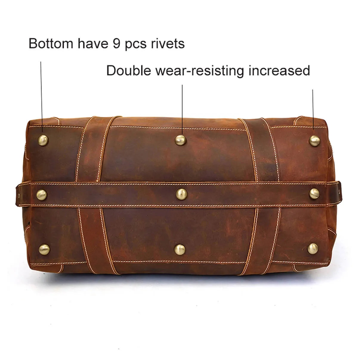 Luxury Travelling Bag Leather Duffel Bag