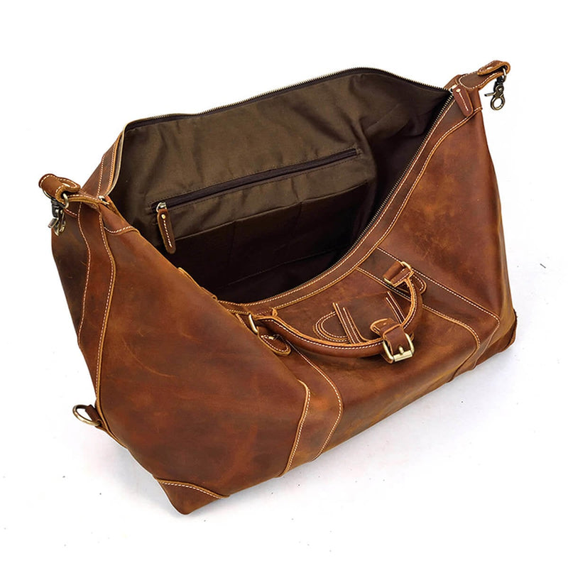 Luxury Travelling Bag Leather Duffel Bag