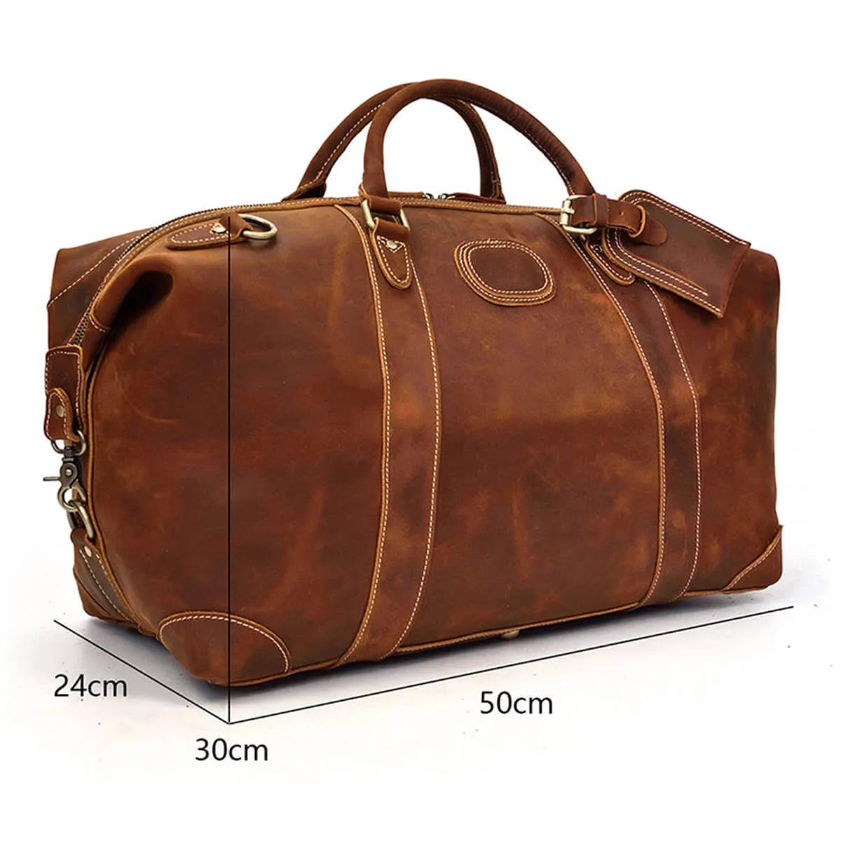 Luxury Travelling Bag Leather Duffel Bag