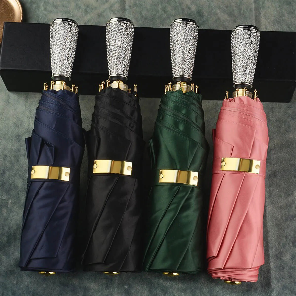 Luxury Women’s Folding Windproof UV Umbrella