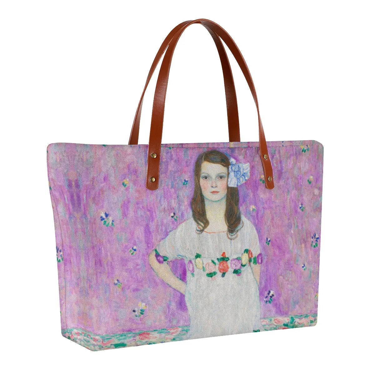 Mäda Primavesi by Gustav Klimt Portrait Waterproof Tote Bag