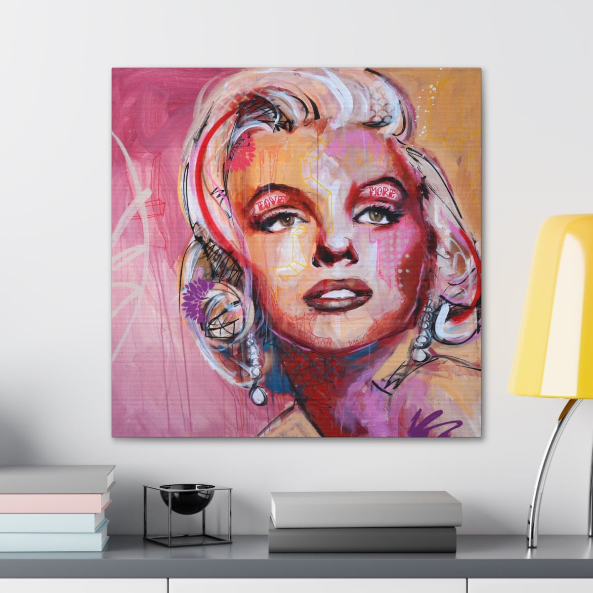 Marilyn Monroe Pop Art Surrealism Canvas Gallery Wraps
