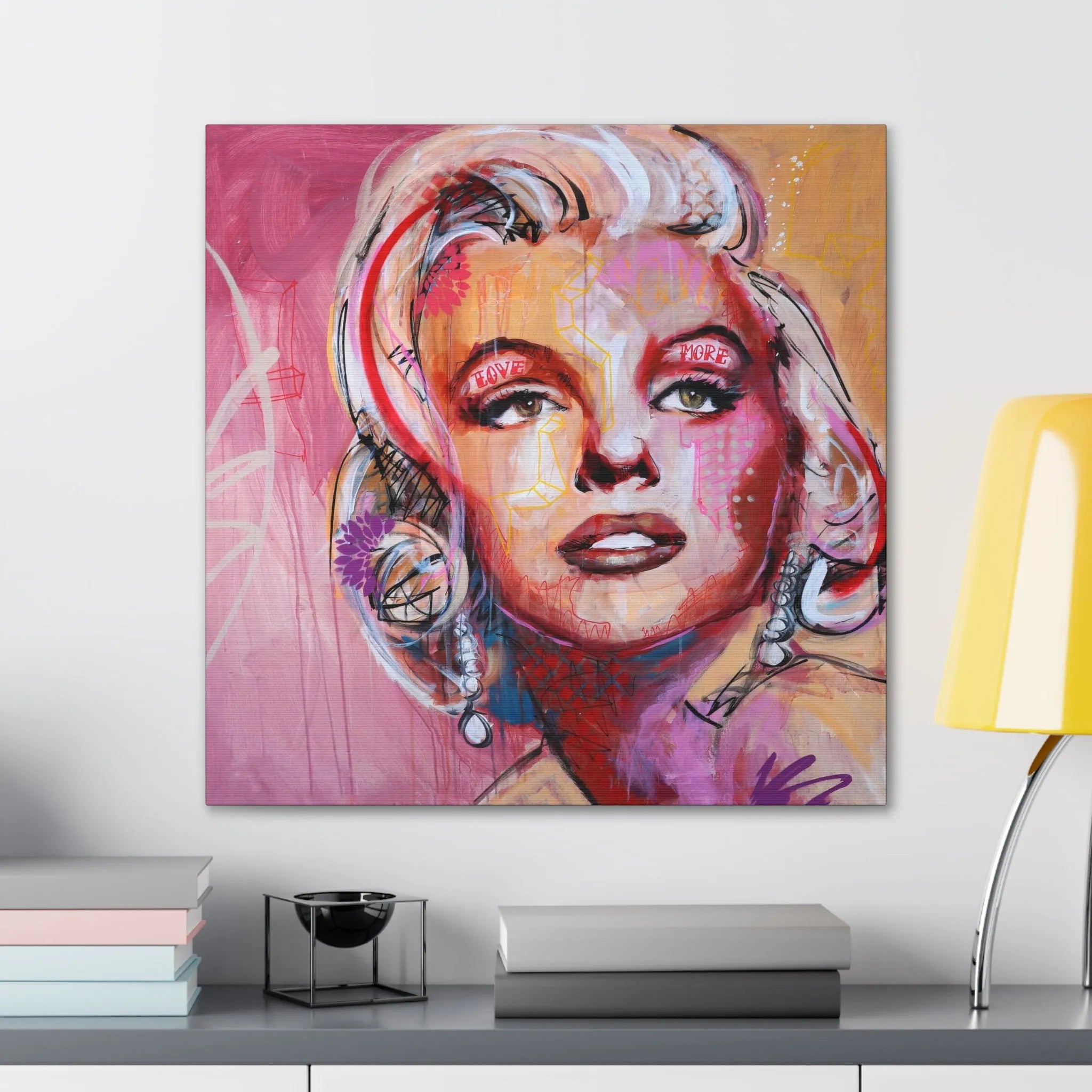 Marilyn Monroe Pop Art Surrealism Canvas Gallery Wraps