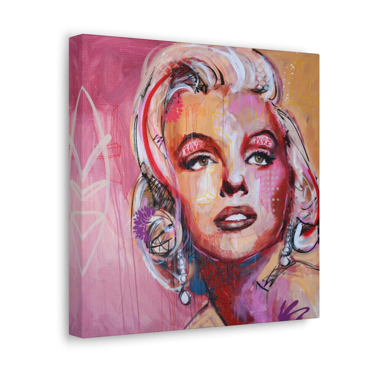 Marilyn Monroe Pop Art Canvas