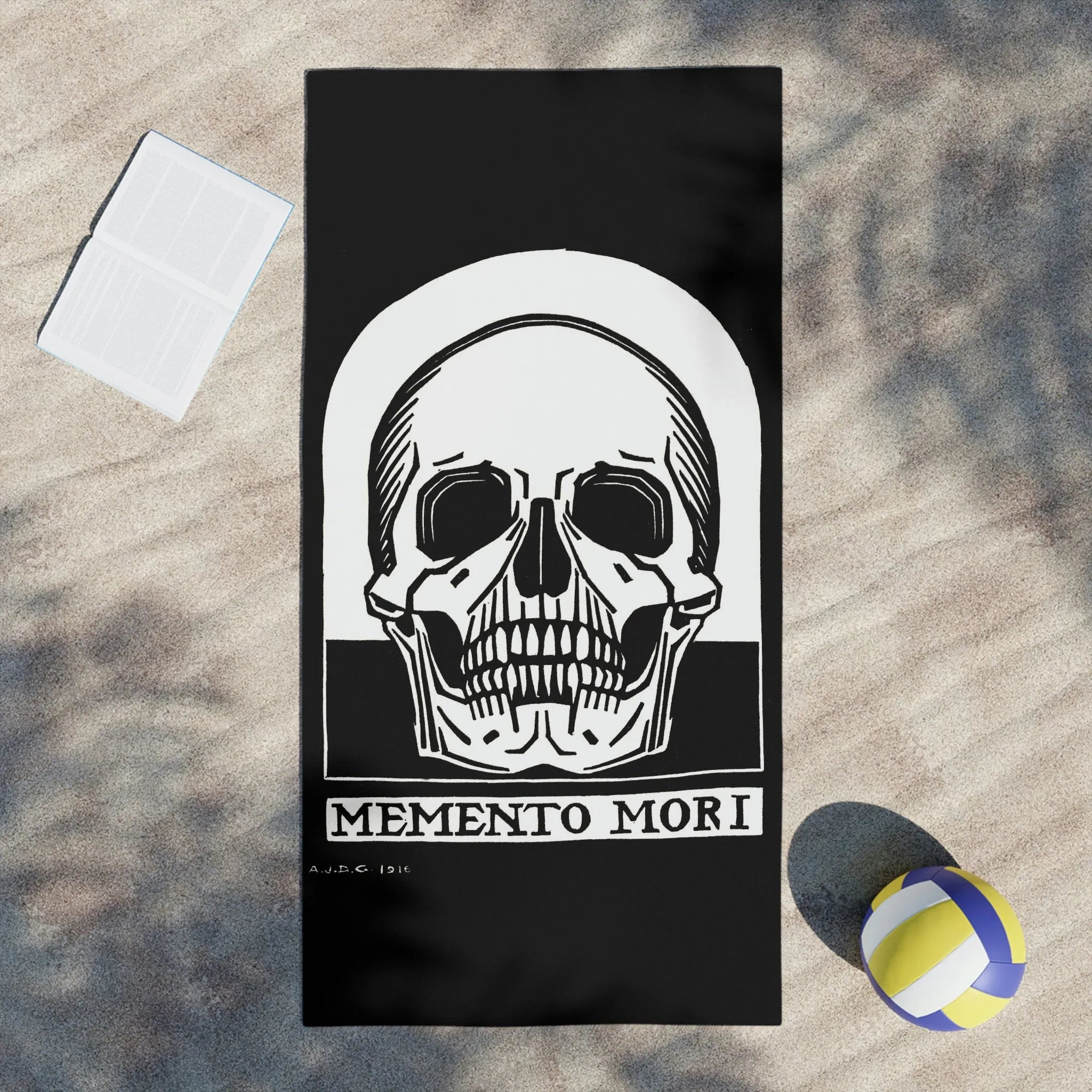 Memento mori Julie de Graag Beach Towels