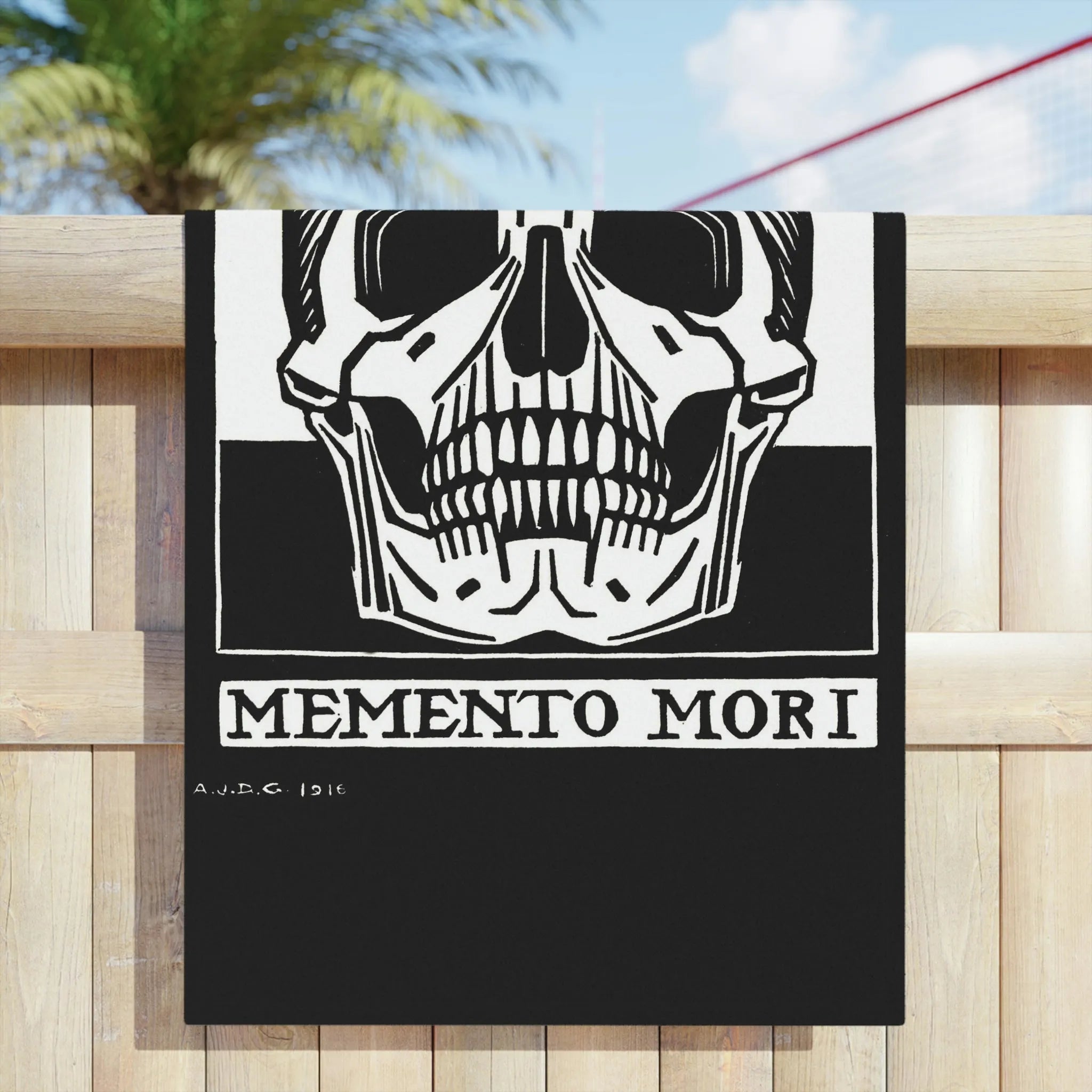 Memento mori Julie de Graag Beach Towels
