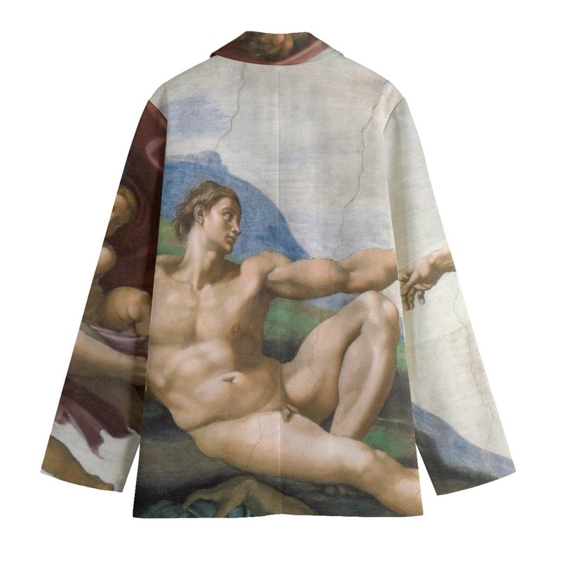 Michelangelo’s The Creation of Adam Women’s Blazer