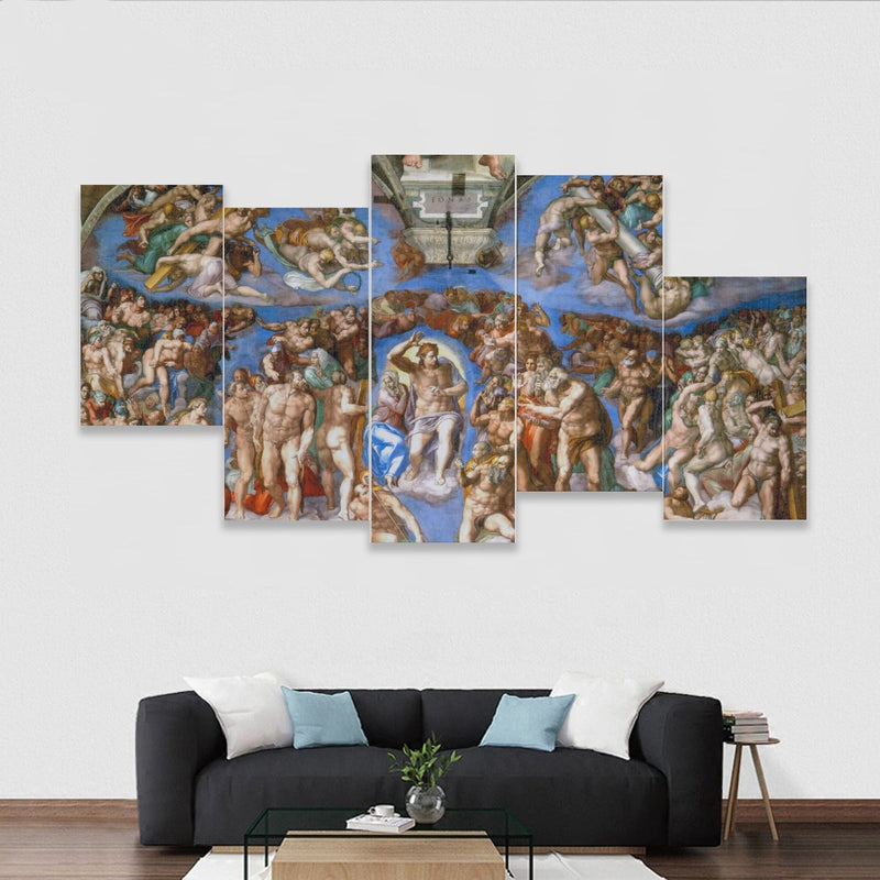 Michelangelo’s The Last Judgment Framed Murals