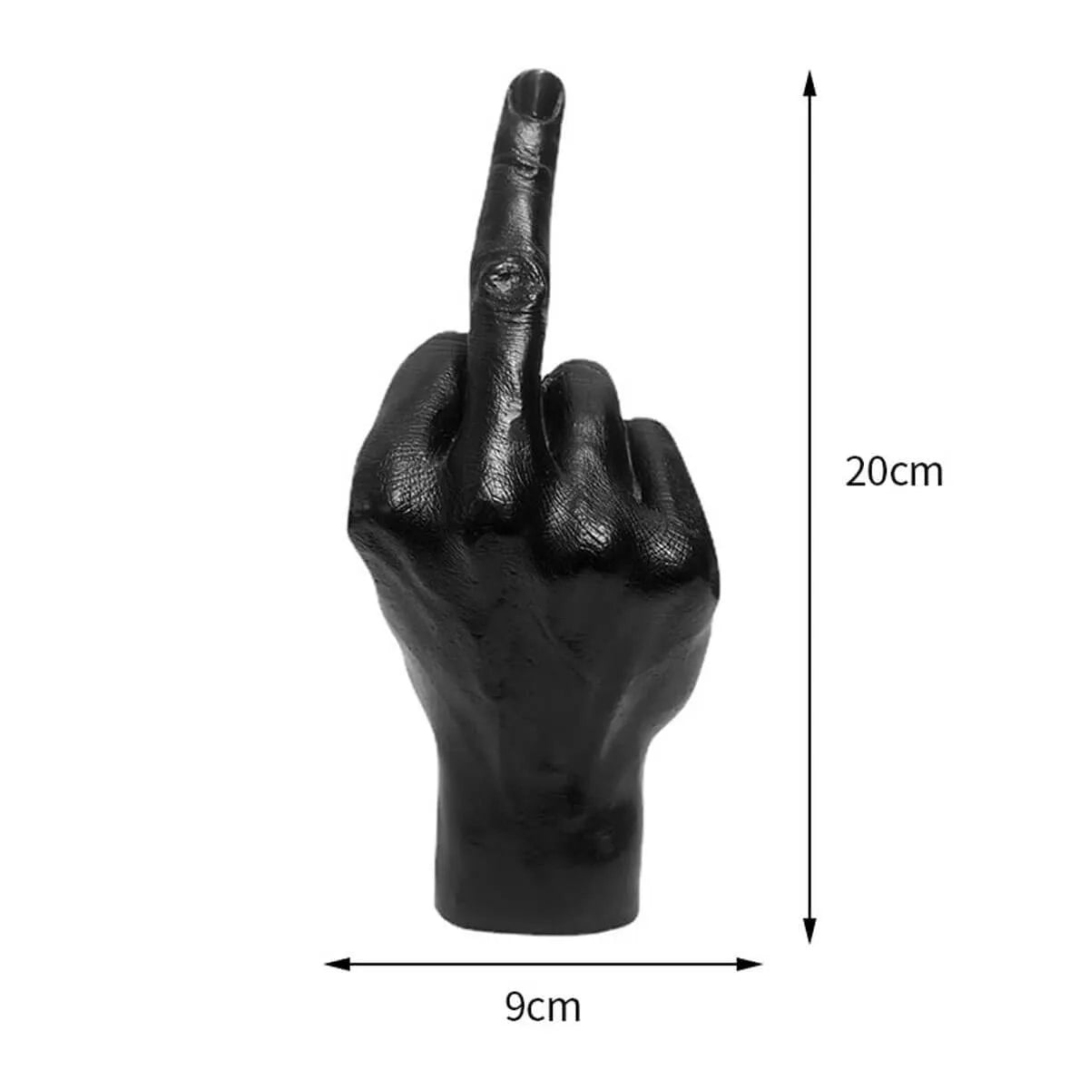 Middle Finger Abstract Handicraft Resin Art Sculpture