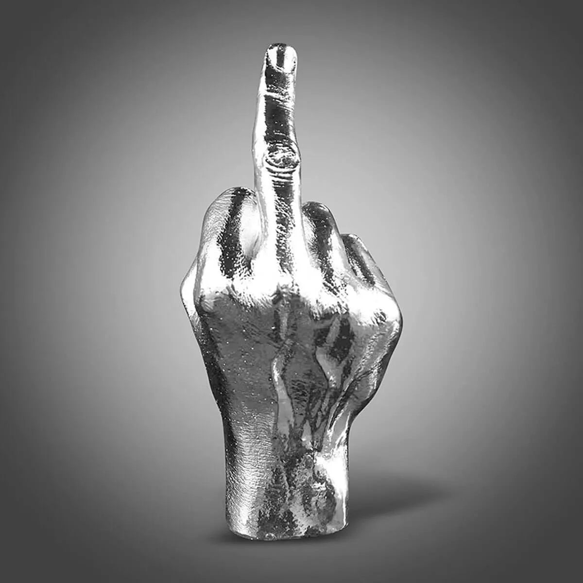 Middle Finger Abstract Handicraft Resin Art Sculpture