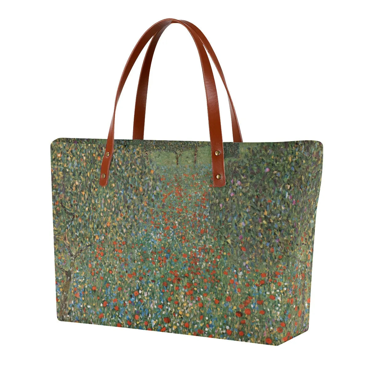 Mohnfeld Poppy Field by Gustav Klimt Art Tote Bag