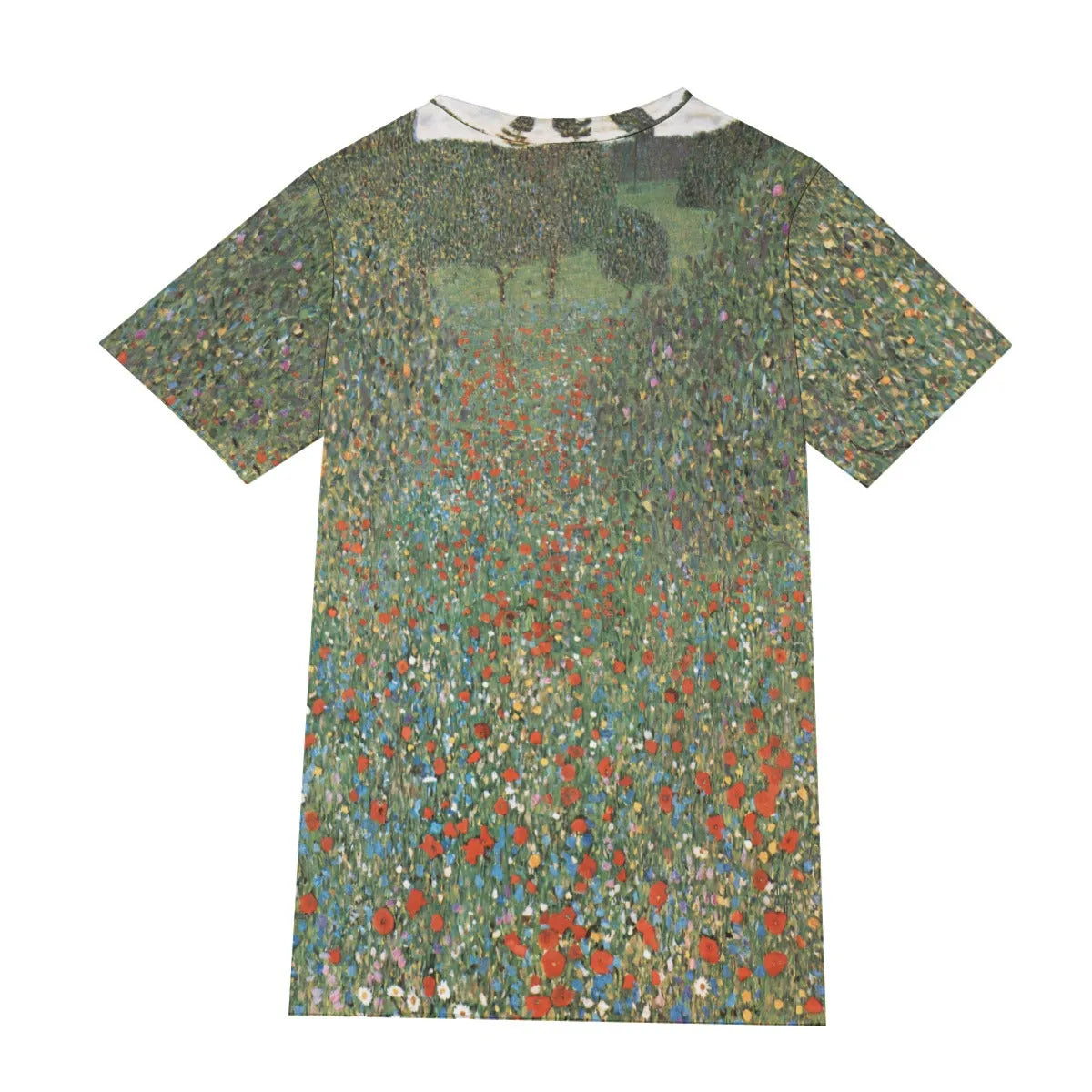 Mohnfeld Poppy Field by Gustav Klimt T-Shirt