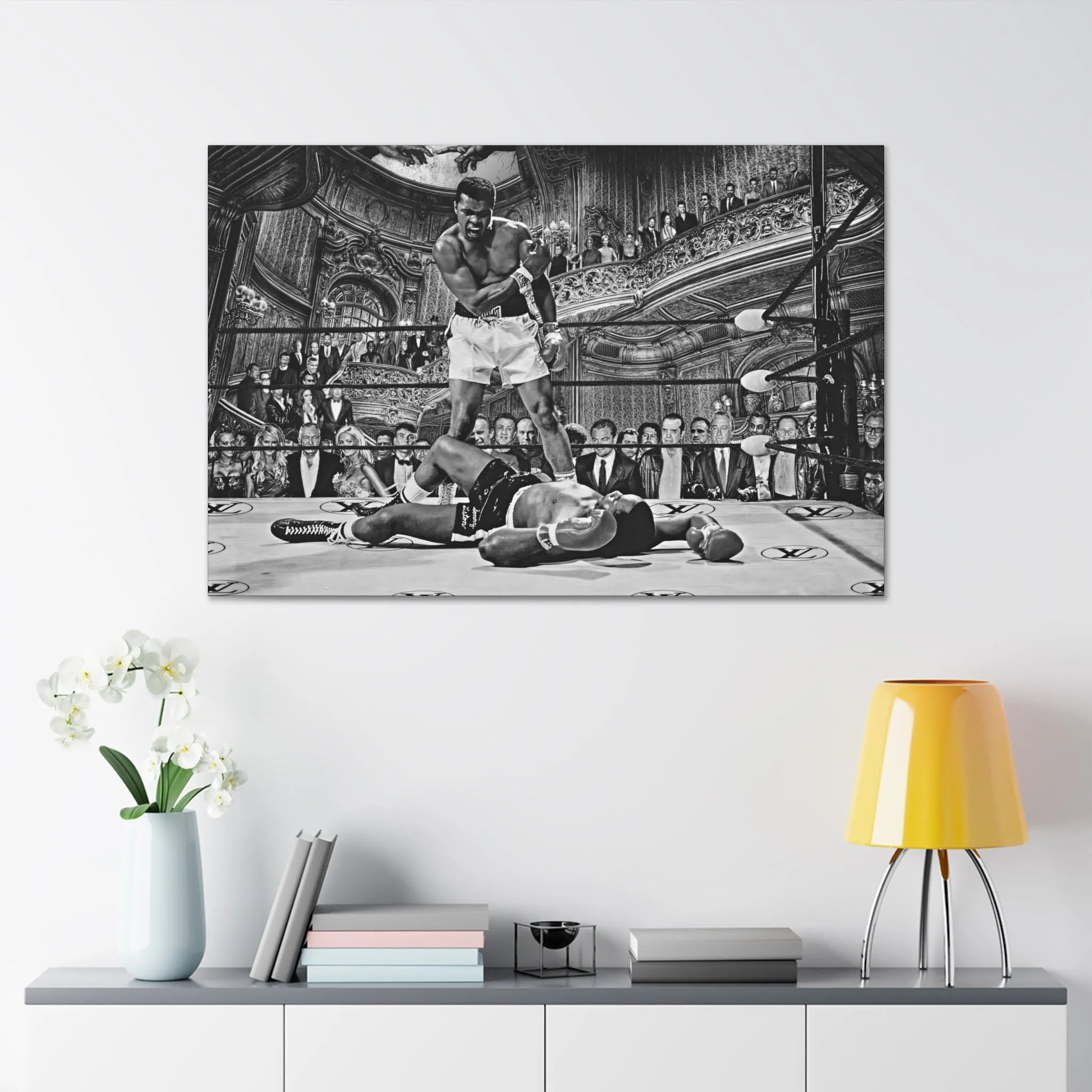 Muhammad Ali The Most Famous Boxing Win Canvas Gallery Wraps