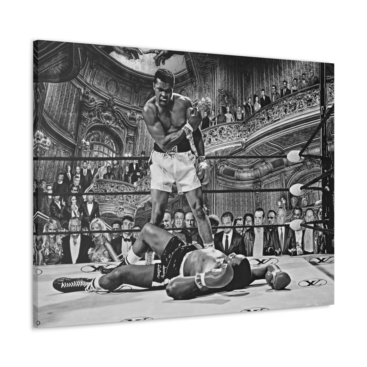 Ali vs Frazier Famous Boxers Art