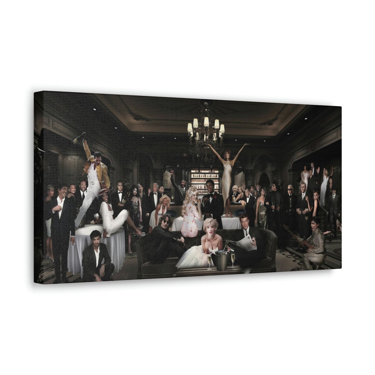 Music and Movies Celebrities Famous Characters Canvas Gallery Wraps