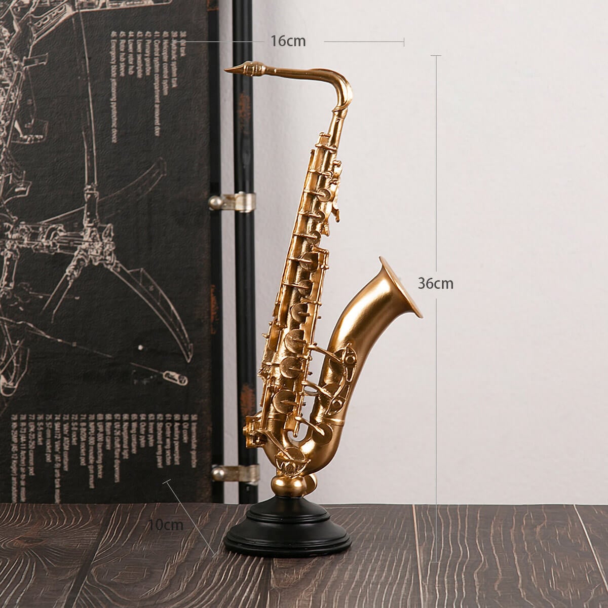 Saxophone Art - Musical Instrument Ornament