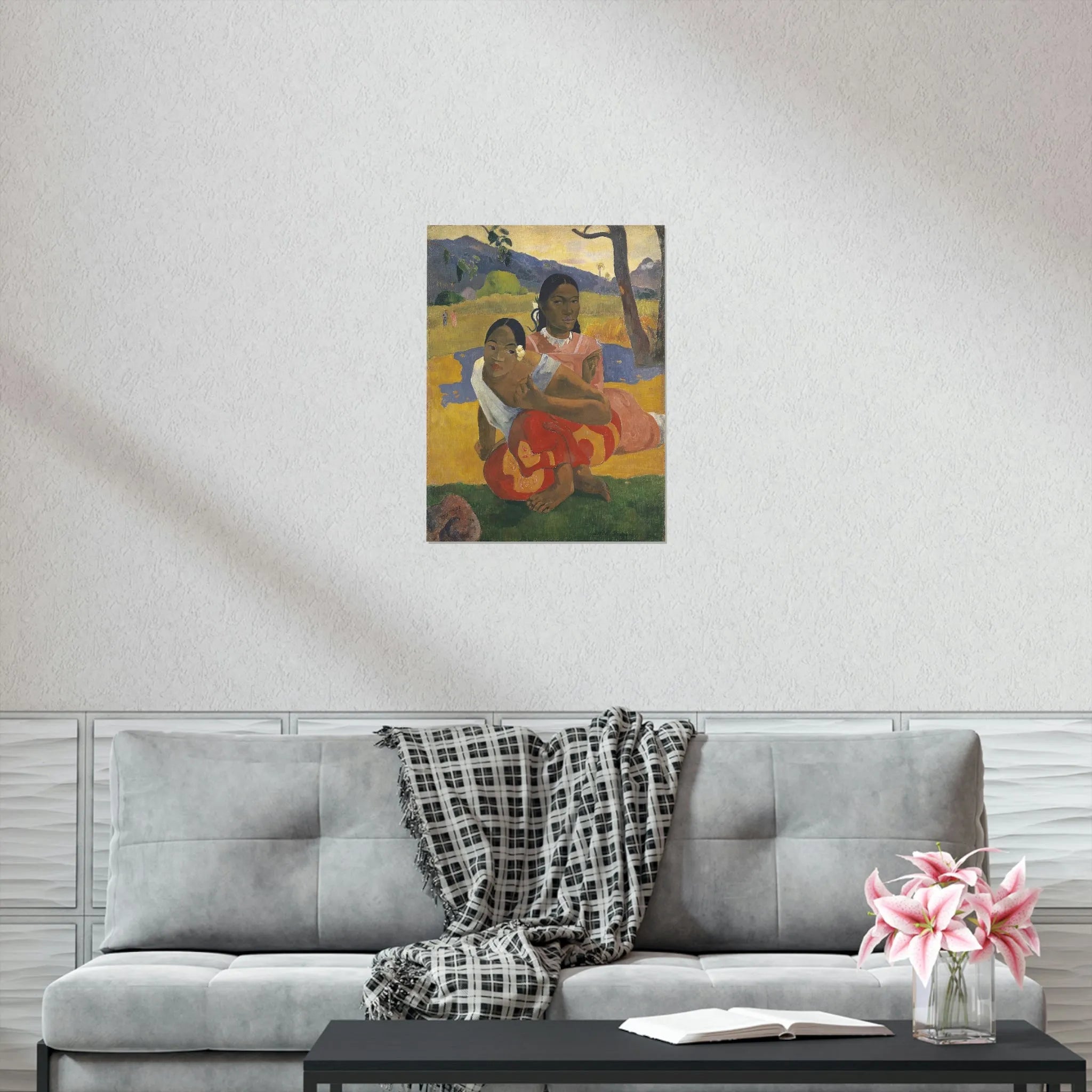 Nafea Faa Ipoipo by Paul Gauguin Art Premium Posters