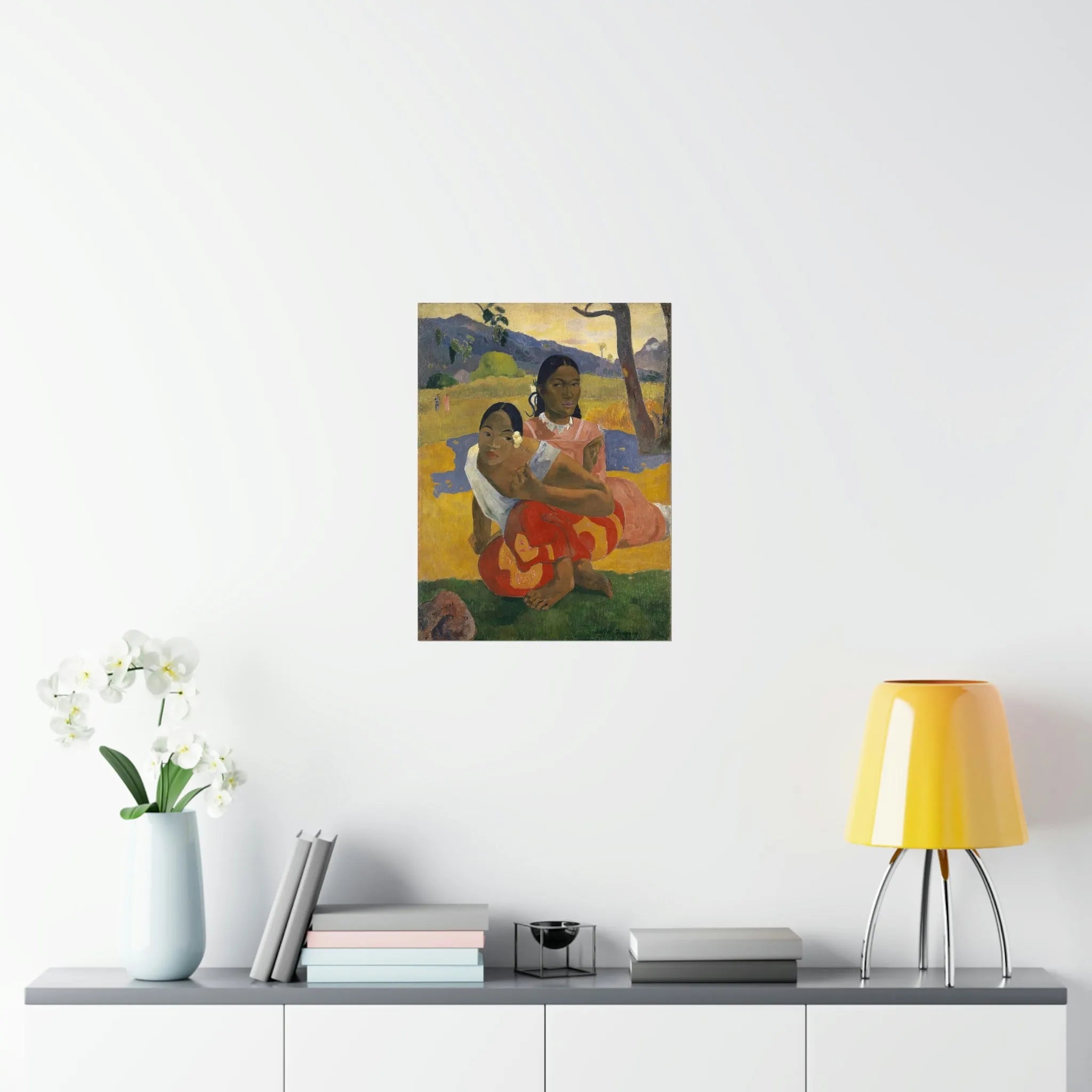 Nafea Faa Ipoipo by Paul Gauguin Art Premium Posters