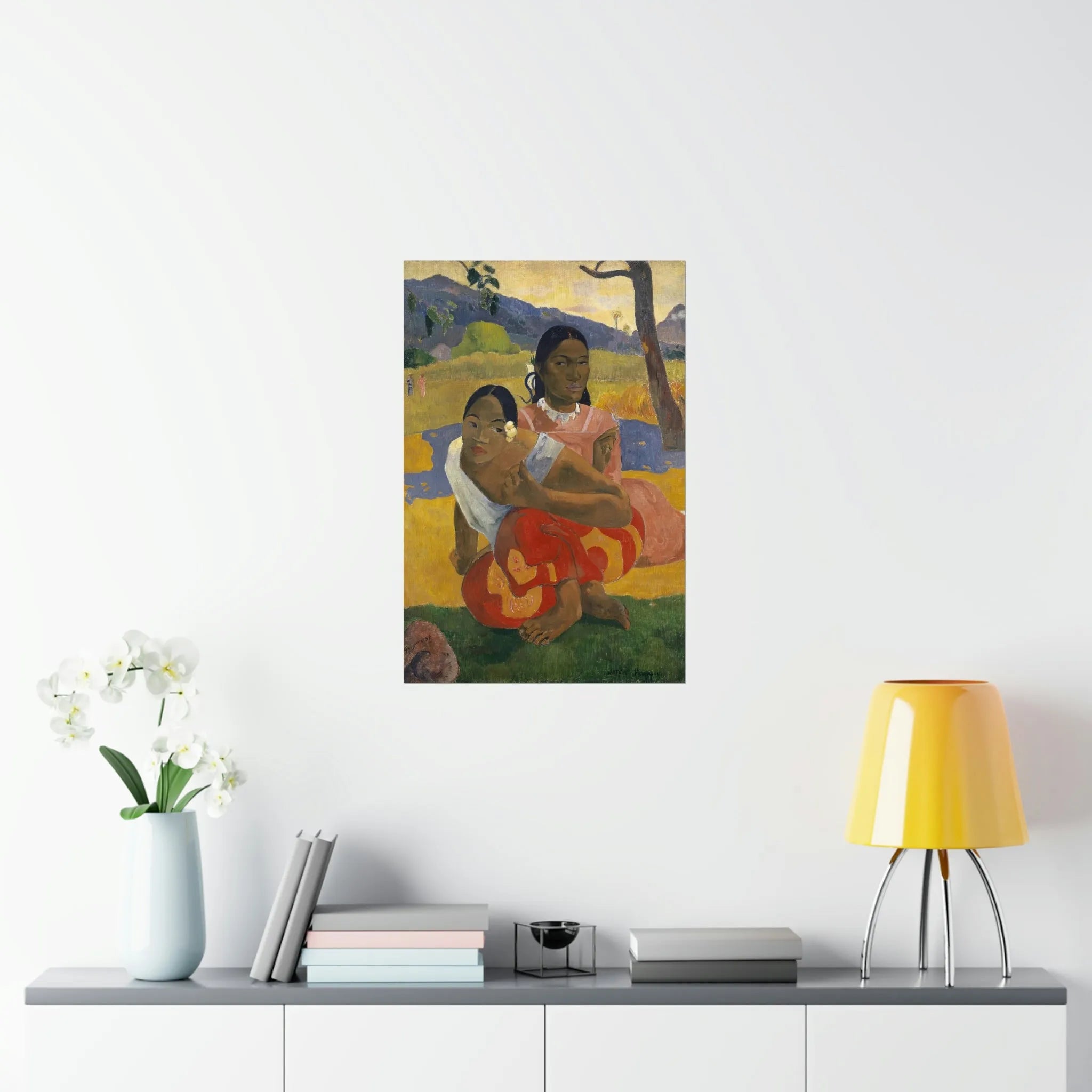 Nafea Faa Ipoipo by Paul Gauguin Art Premium Posters