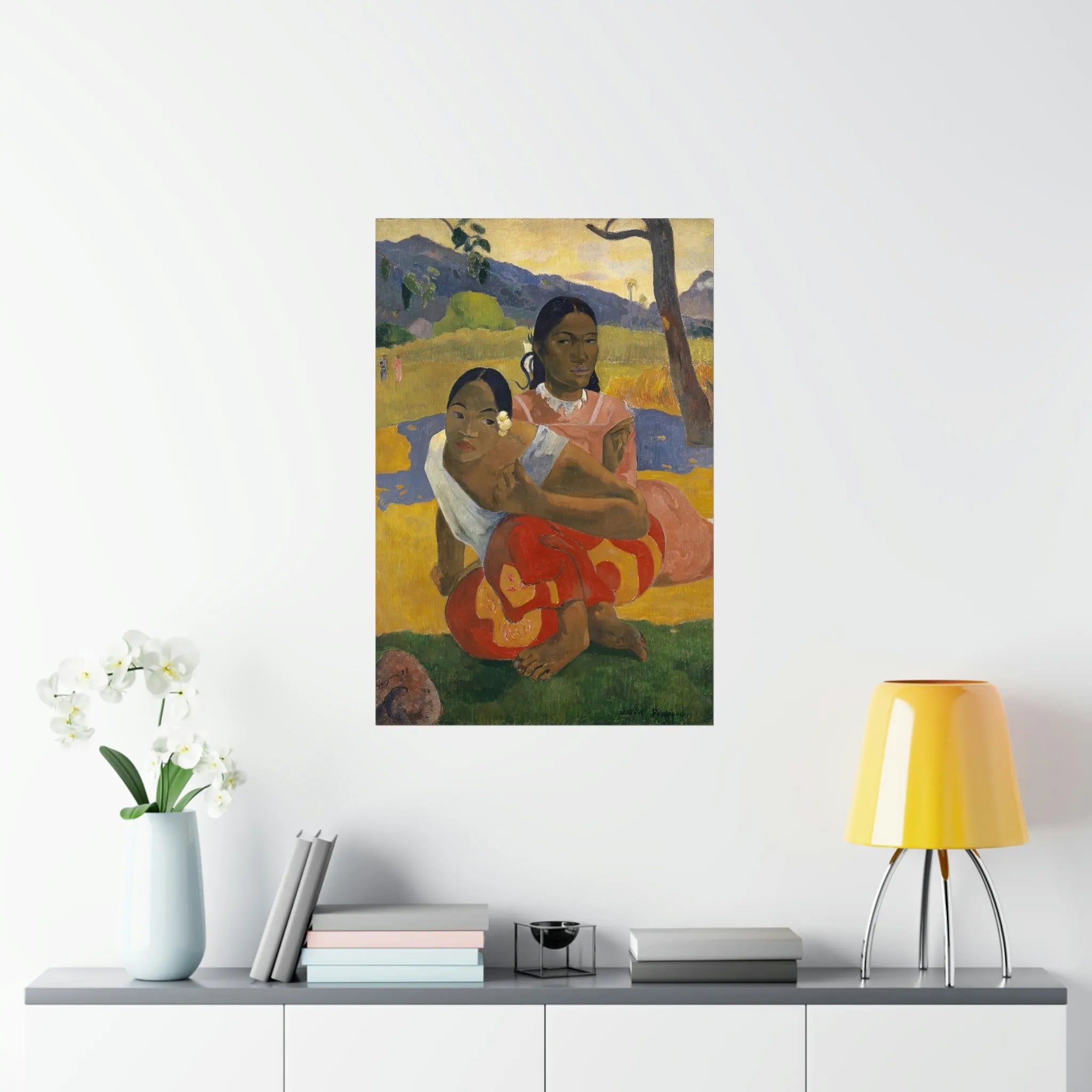 Nafea Faa Ipoipo by Paul Gauguin Art Premium Posters