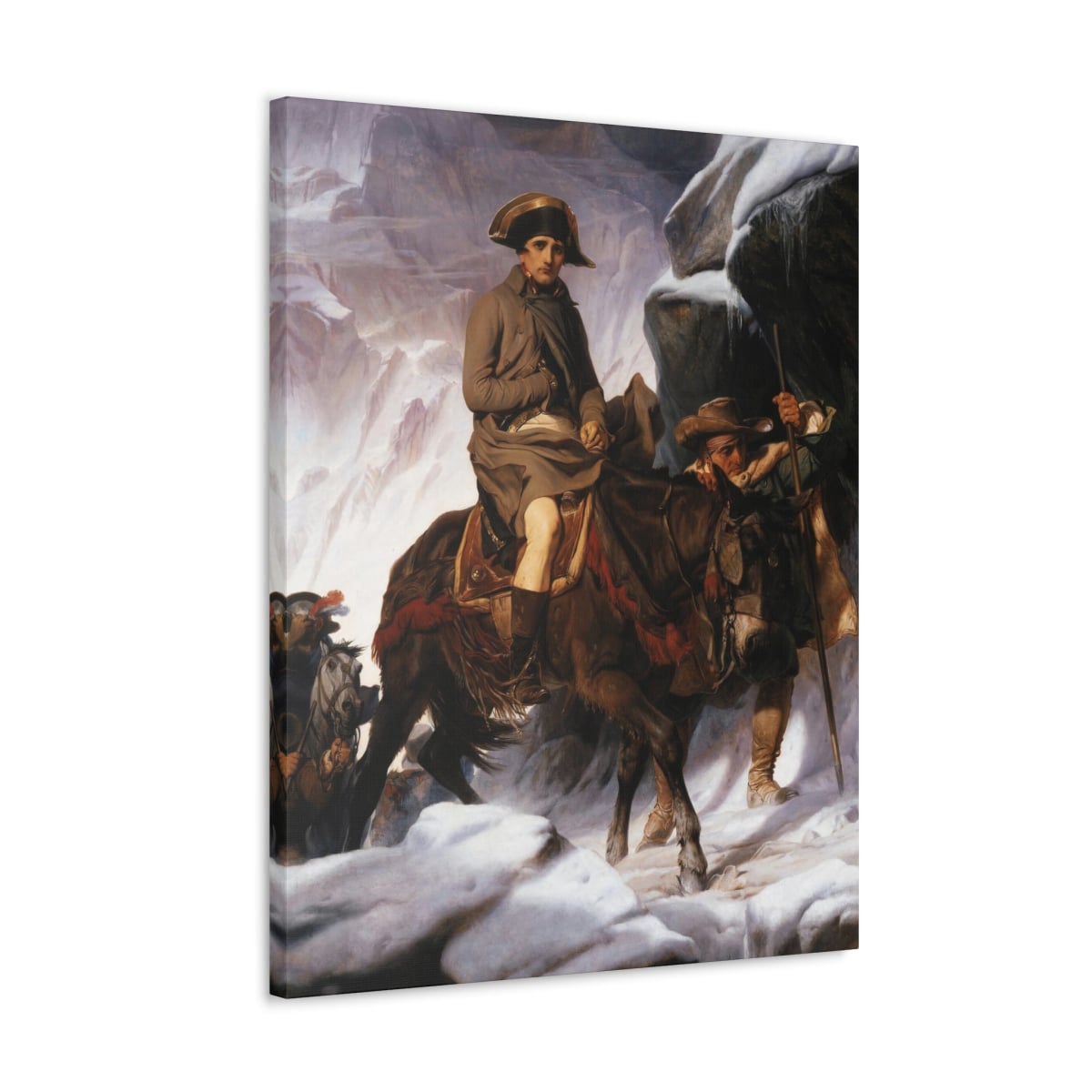 Napoleon Bonaparte on a Mule Canvas Gallery Wraps - Explore History