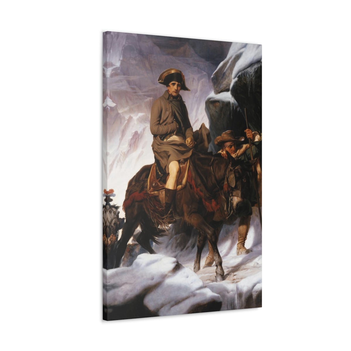 Napoleon Bonaparte on a Mule Canvas Gallery Wrap