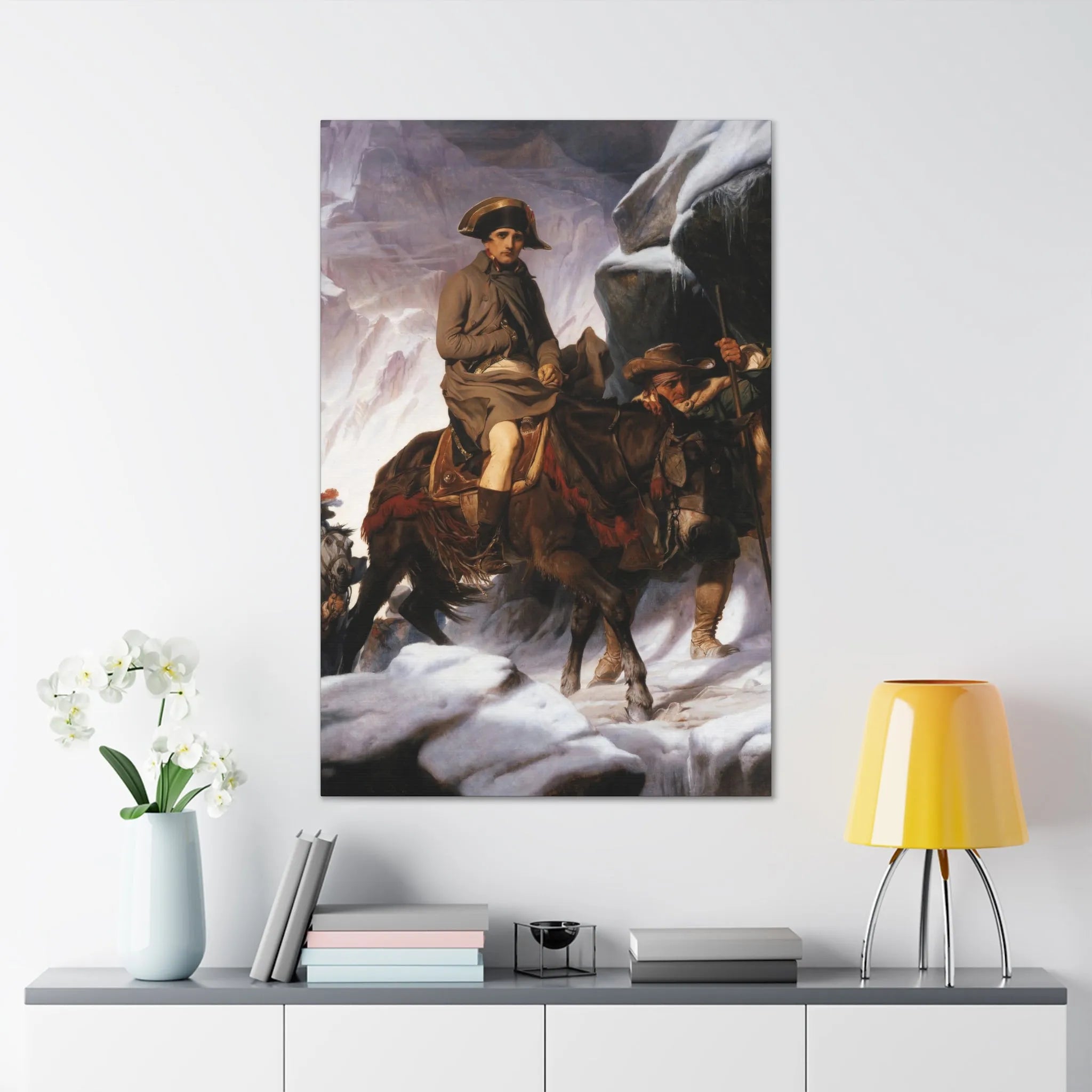 Napoleon Bonaparte on a Mule Canvas Gallery Wraps - Explore History