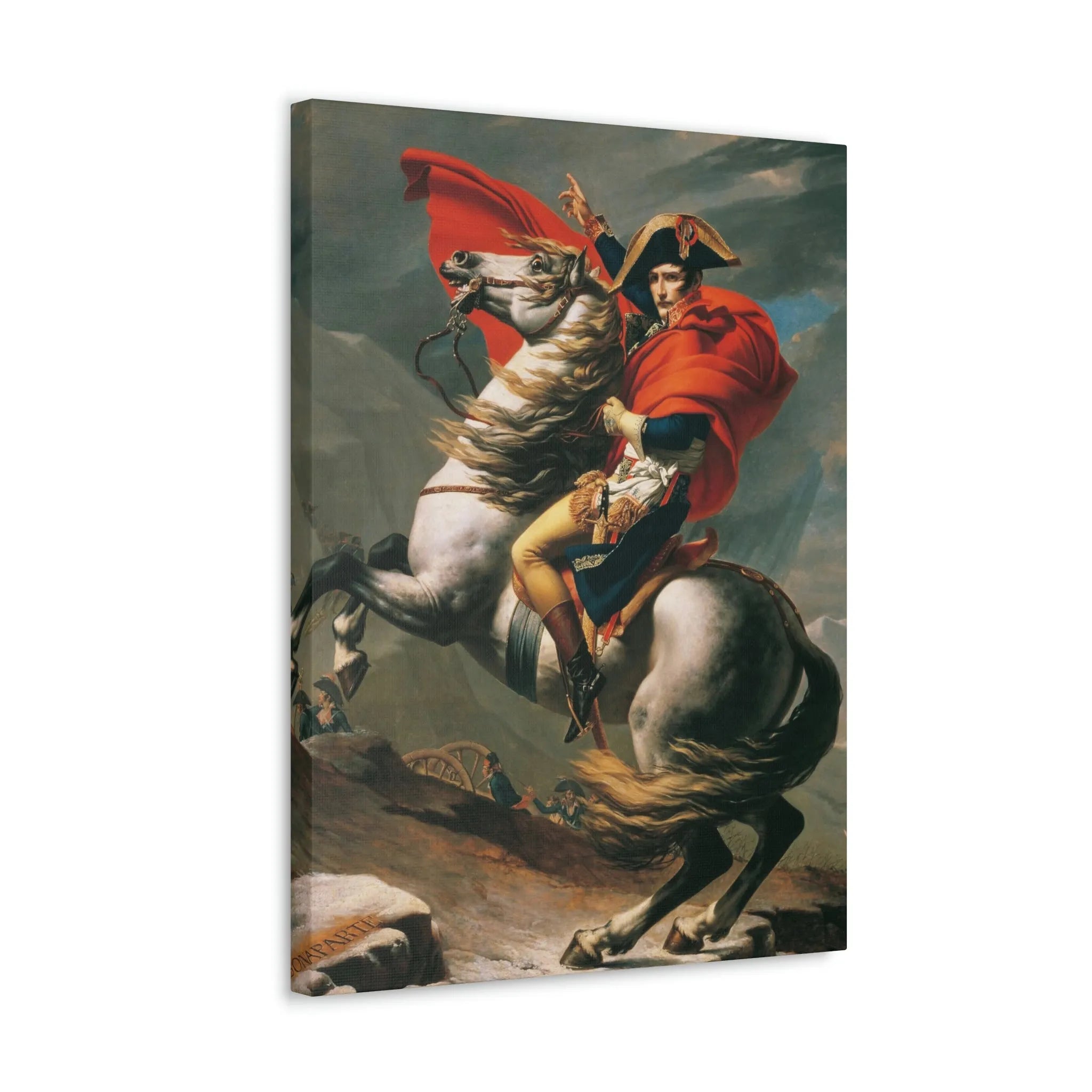 Napoleon Crossing the Alps Canvas Gallery Wraps