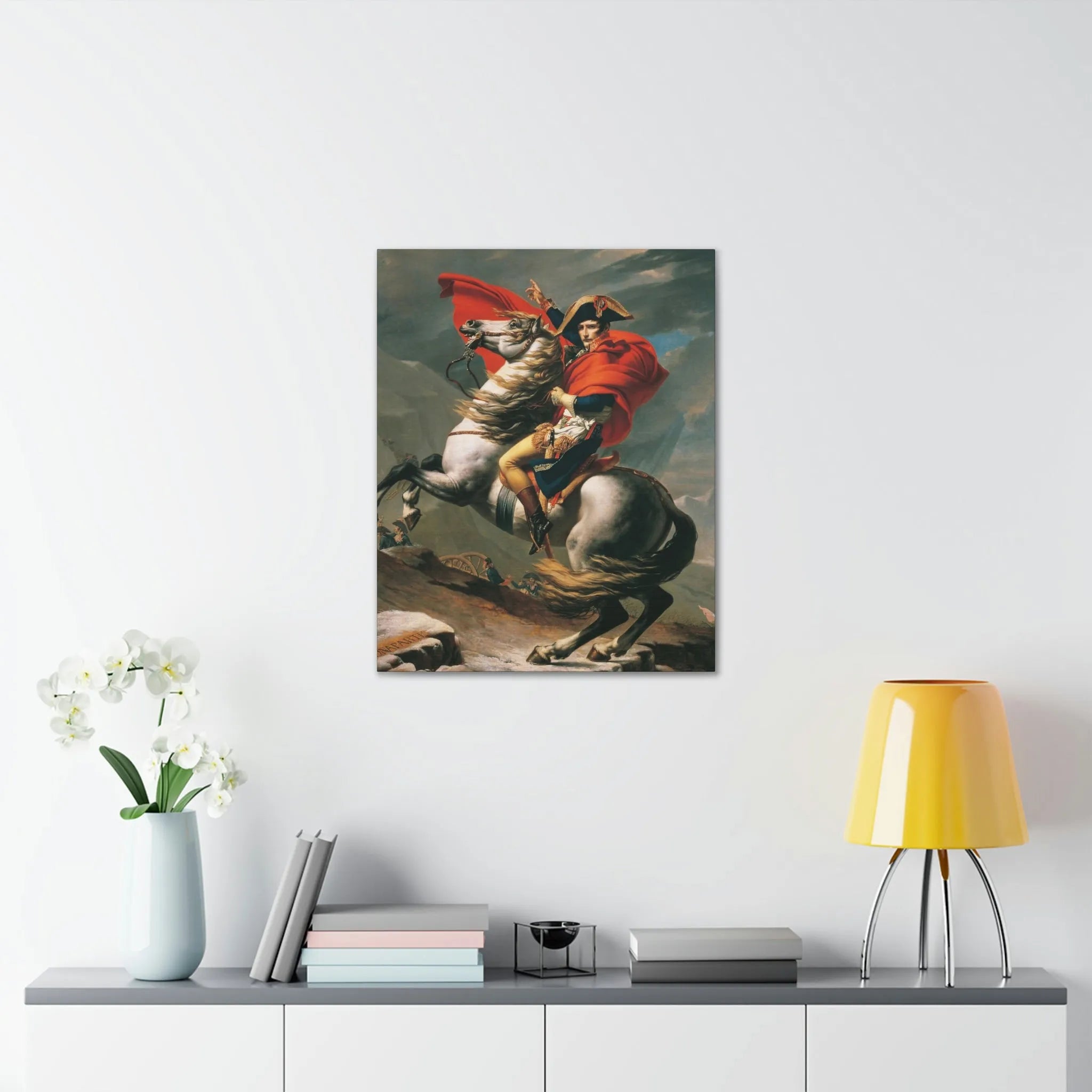 Napoleon Crossing the Alps Canvas Gallery Wraps