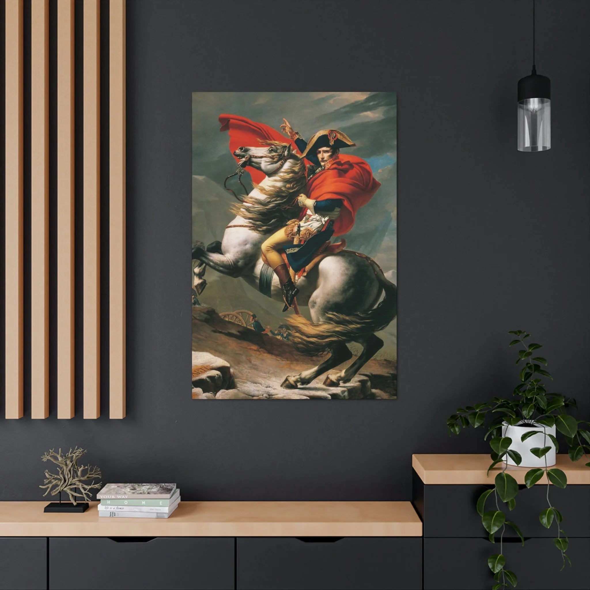 Napoleon Crossing the Alps Canvas Gallery Wraps