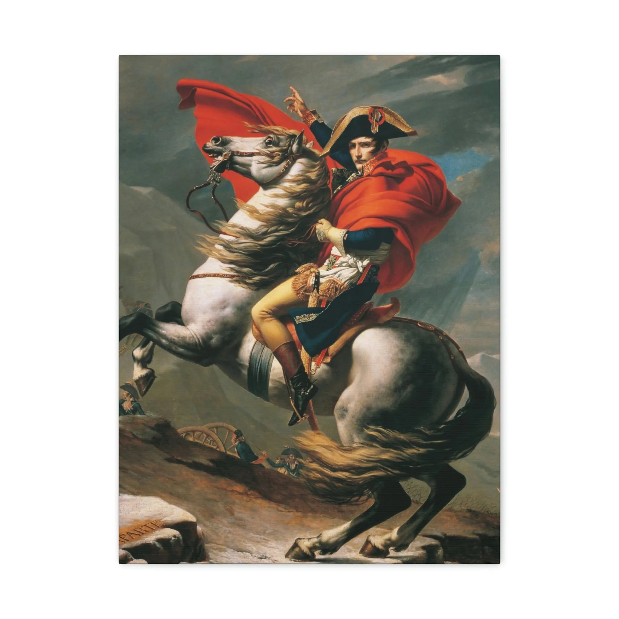 Napoleon Crossing the Alps Canvas Gallery Wraps