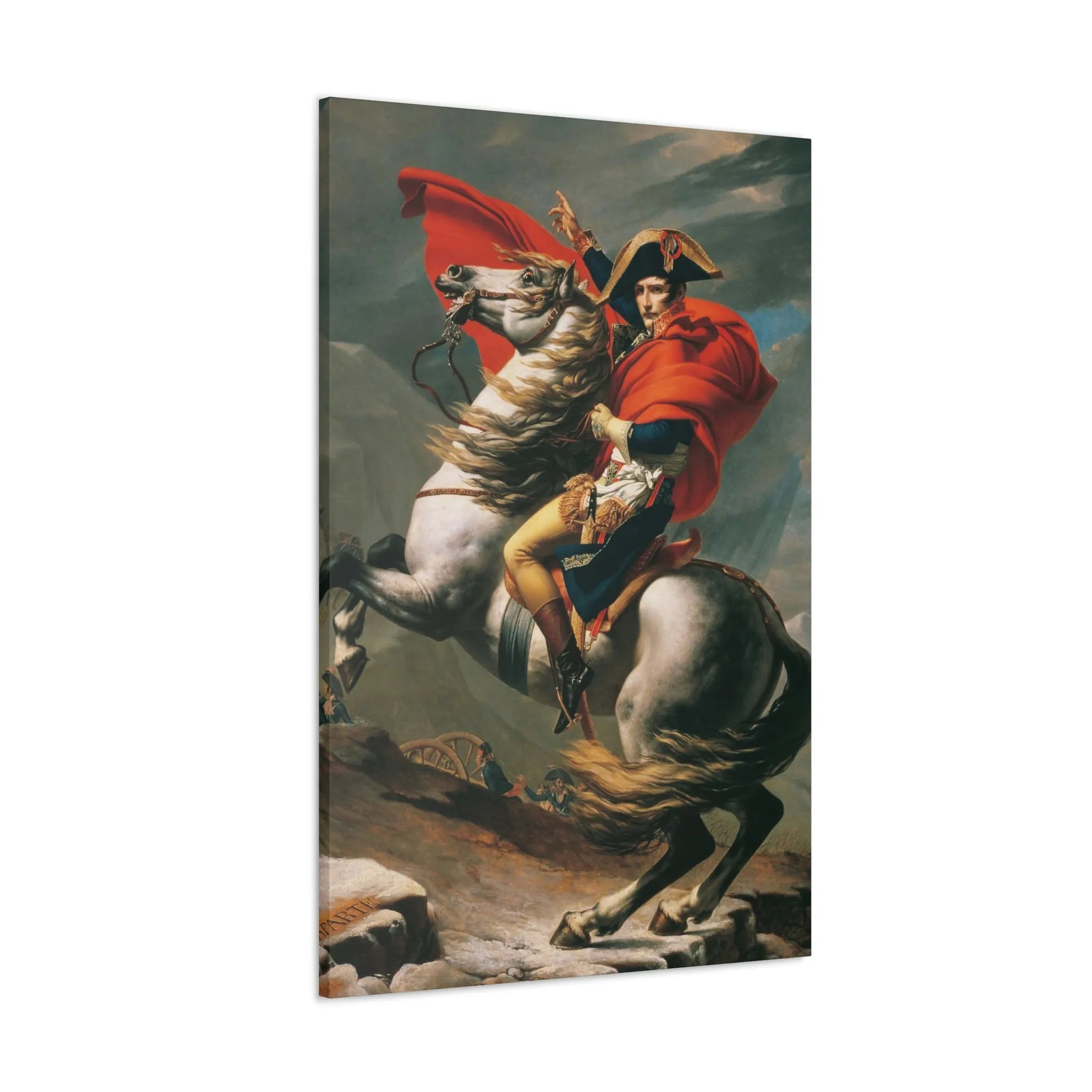 Napoleon Crossing the Alps Canvas Gallery Wraps