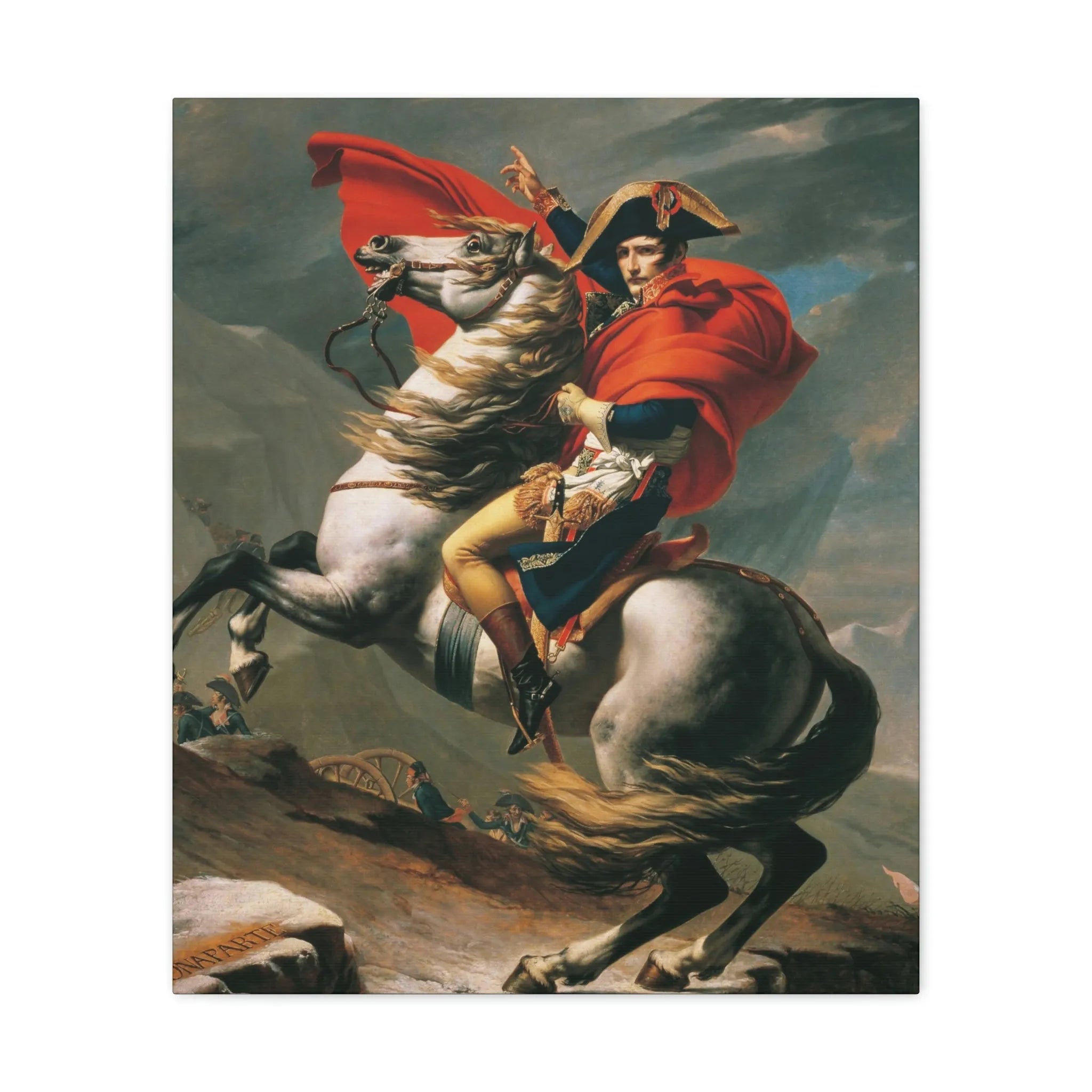 Napoleon Crossing the Alps Canvas Gallery Wraps