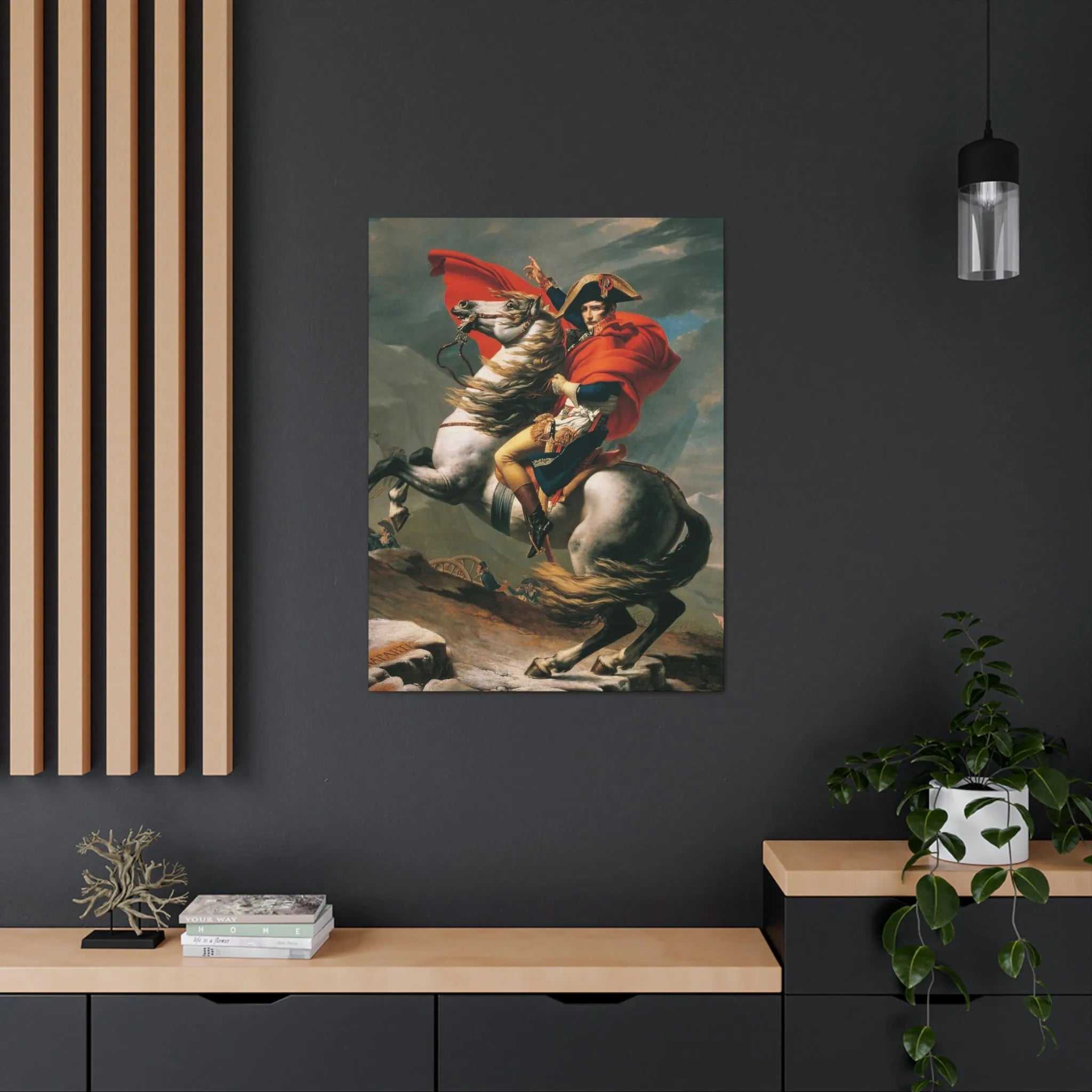 Napoleon Crossing the Alps Canvas Gallery Wraps