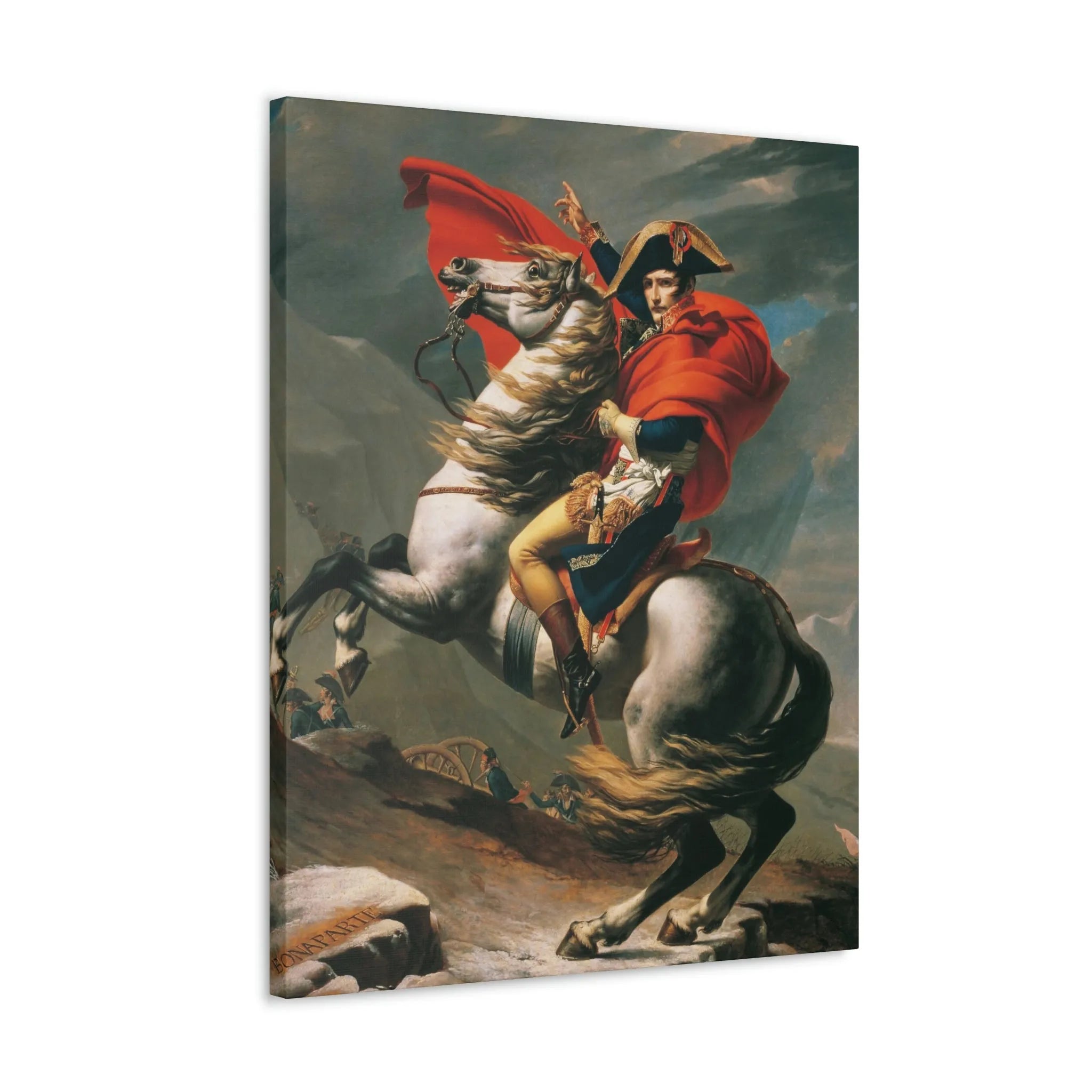 Napoleon Crossing the Alps Canvas Gallery Wraps