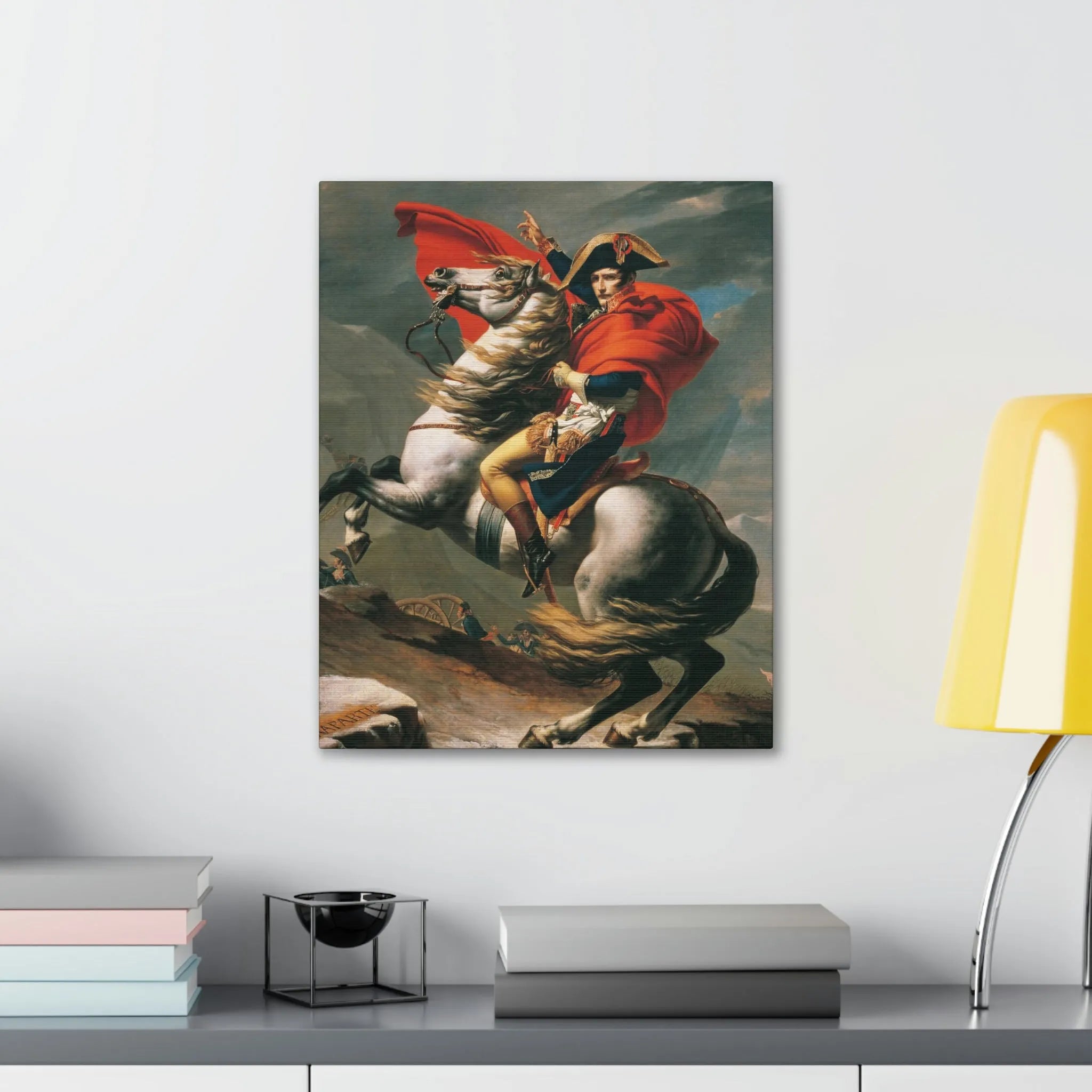 Napoleon Crossing the Alps Canvas Gallery Wraps