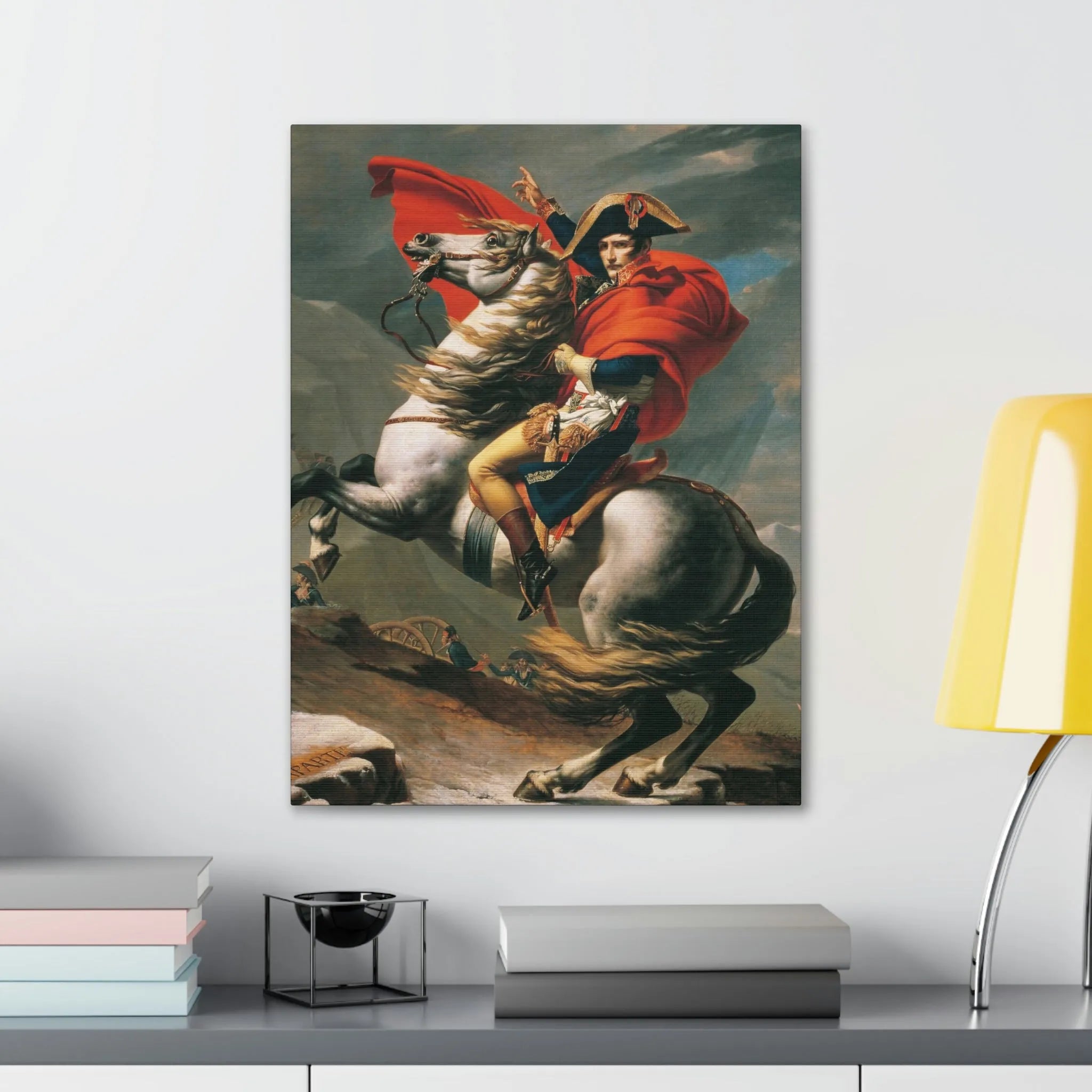 Napoleon Crossing the Alps Canvas Gallery Wraps