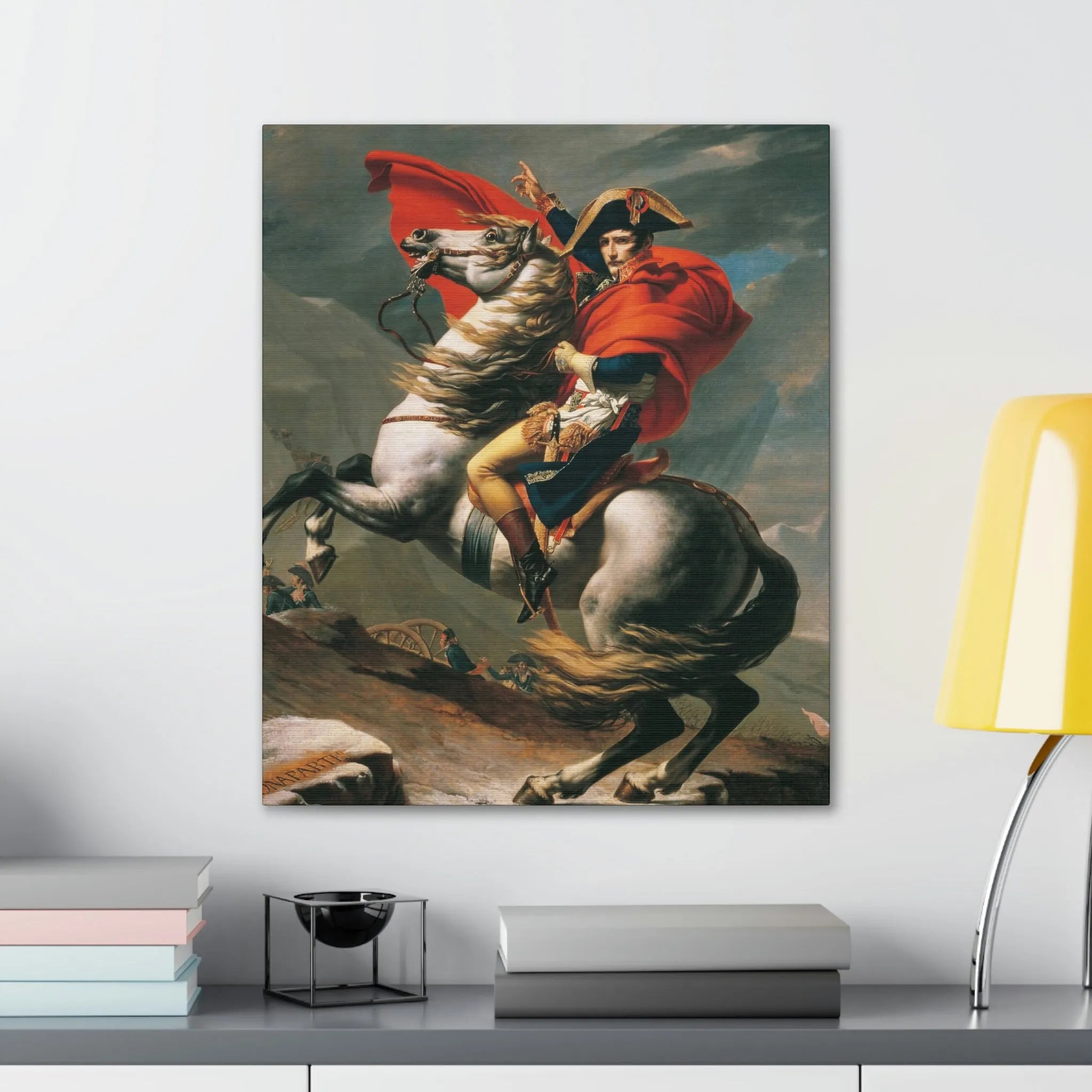 Napoleon Crossing the Alps Canvas Gallery Wraps