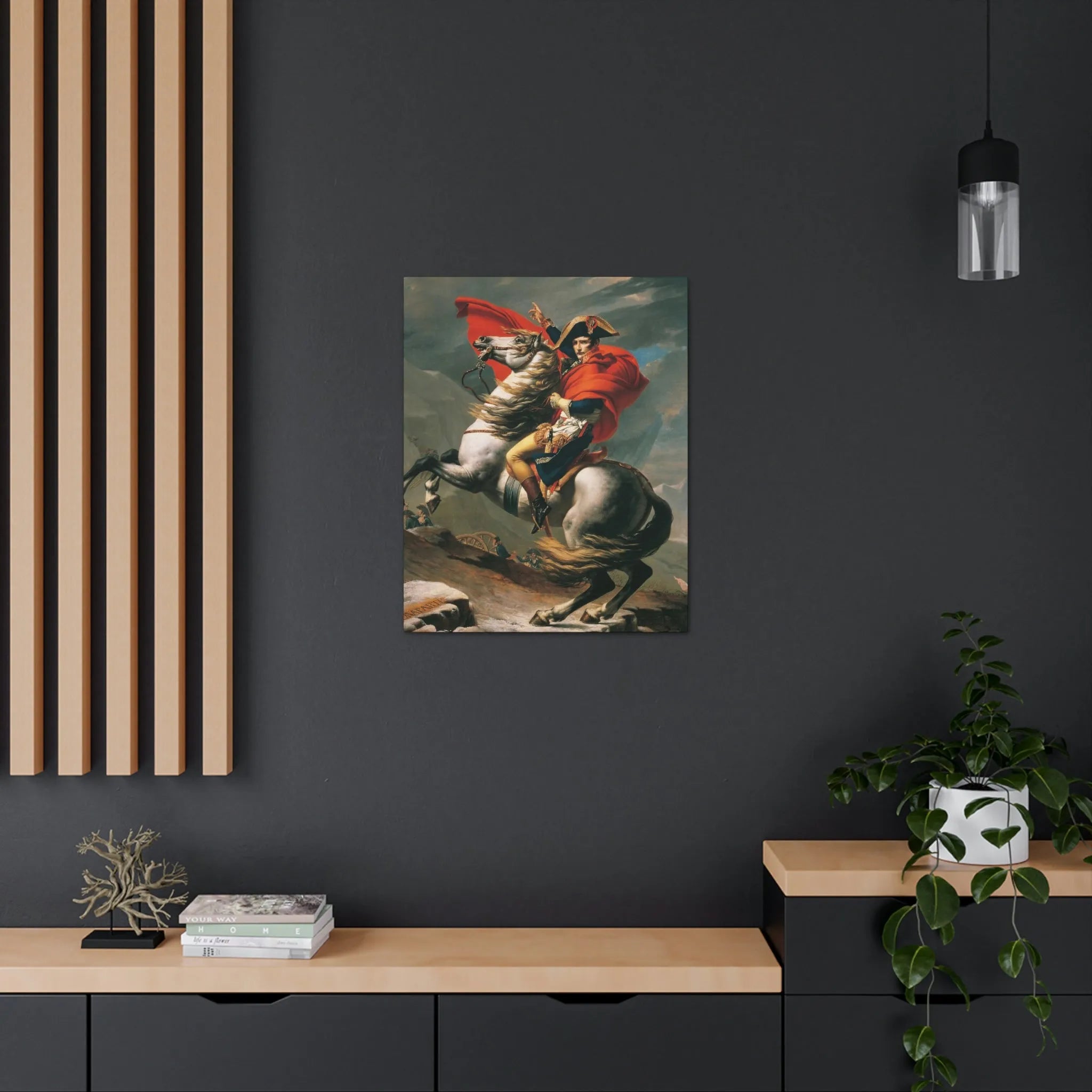 Napoleon Crossing the Alps Canvas Gallery Wraps