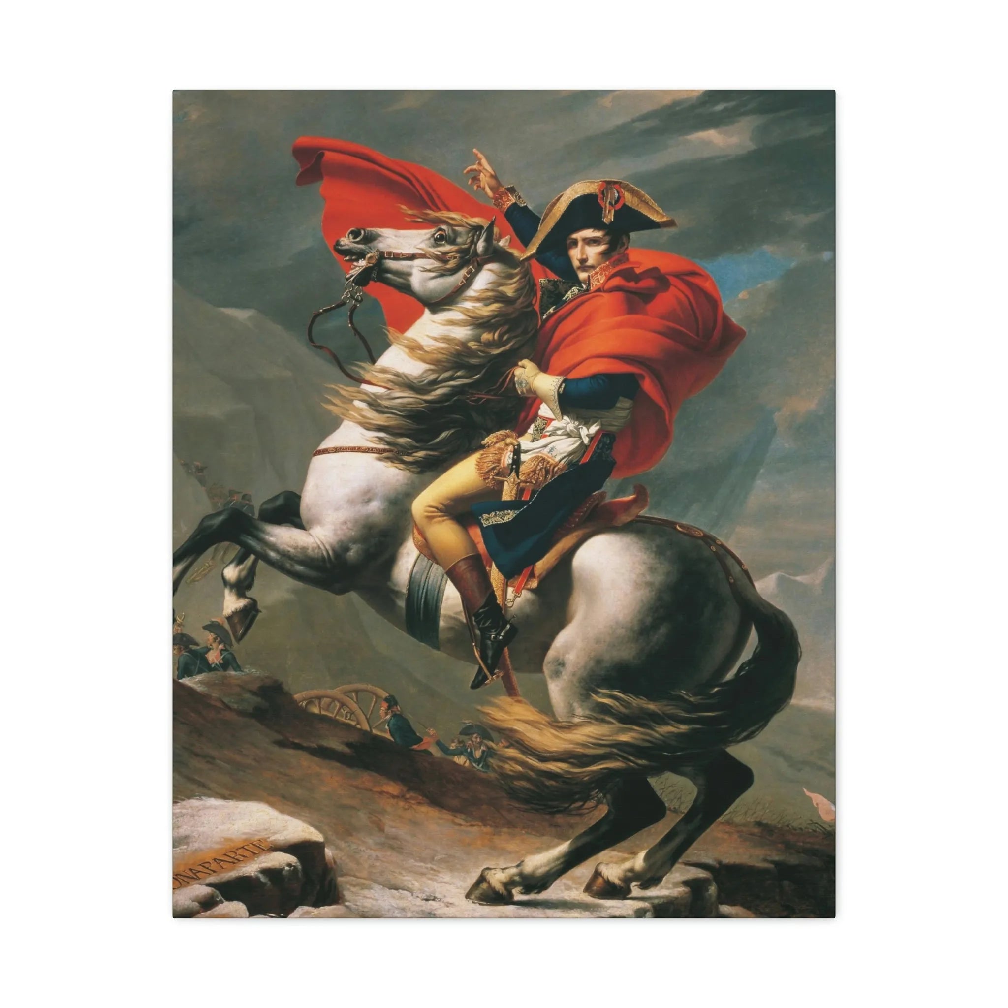 Napoleon Crossing the Alps Canvas Gallery Wraps